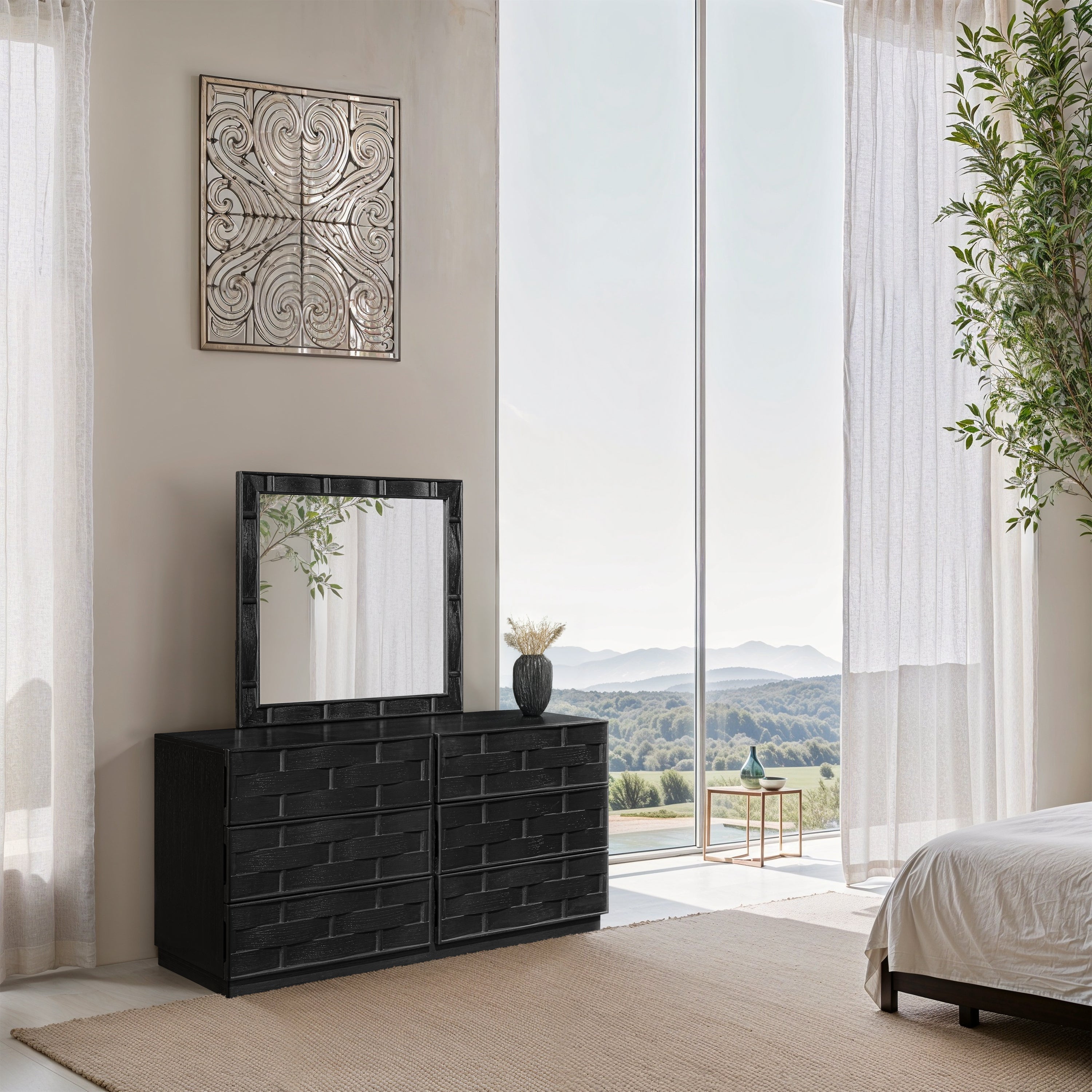Weaver Oak Veneer Mirror