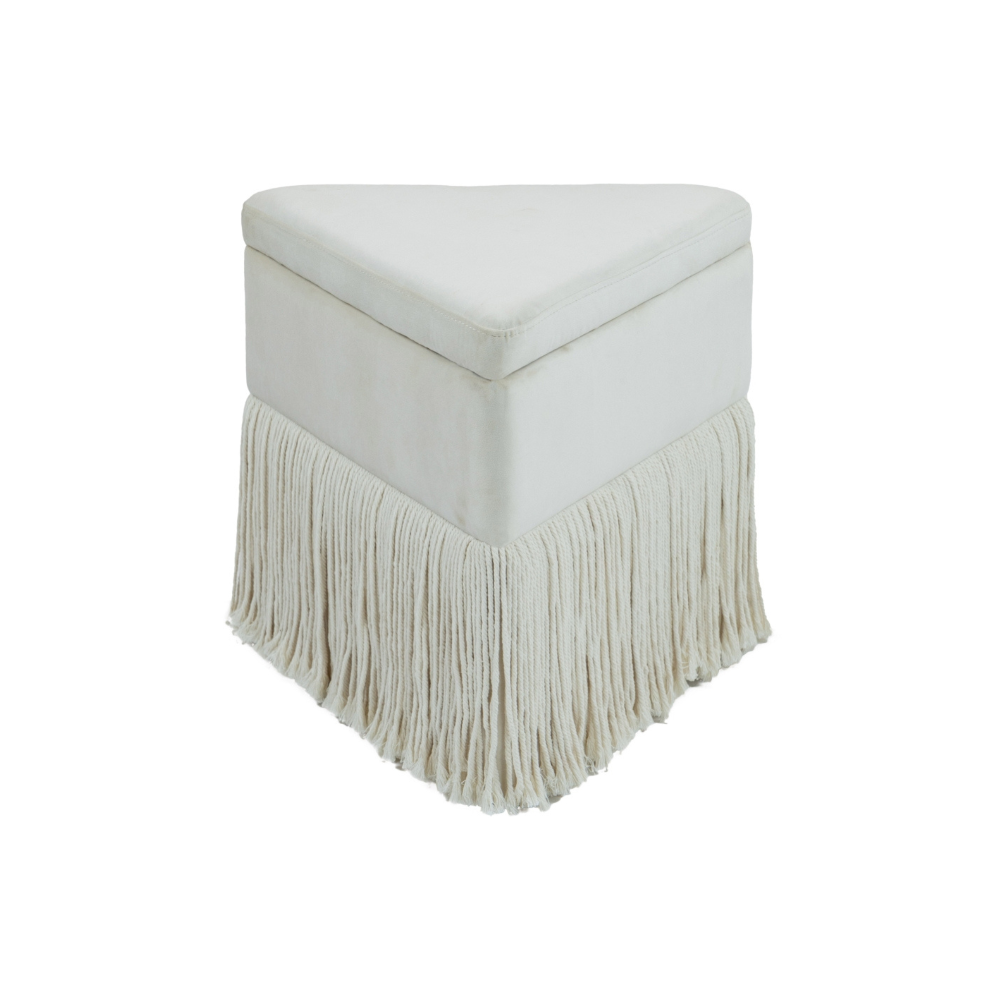 Tivora Fringe Ottoman