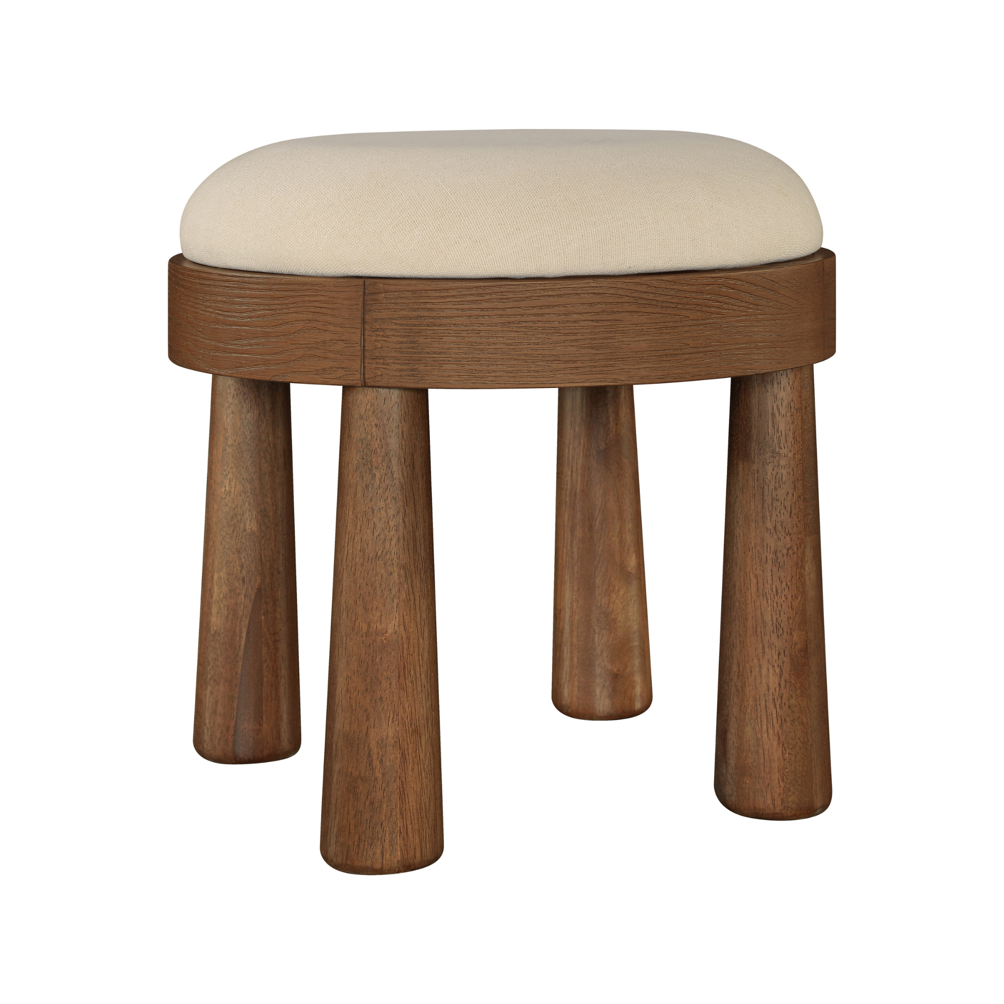 Elvyn Fabric Ottoman-Ottomans, Benches + Poufs-StyleMeGHD