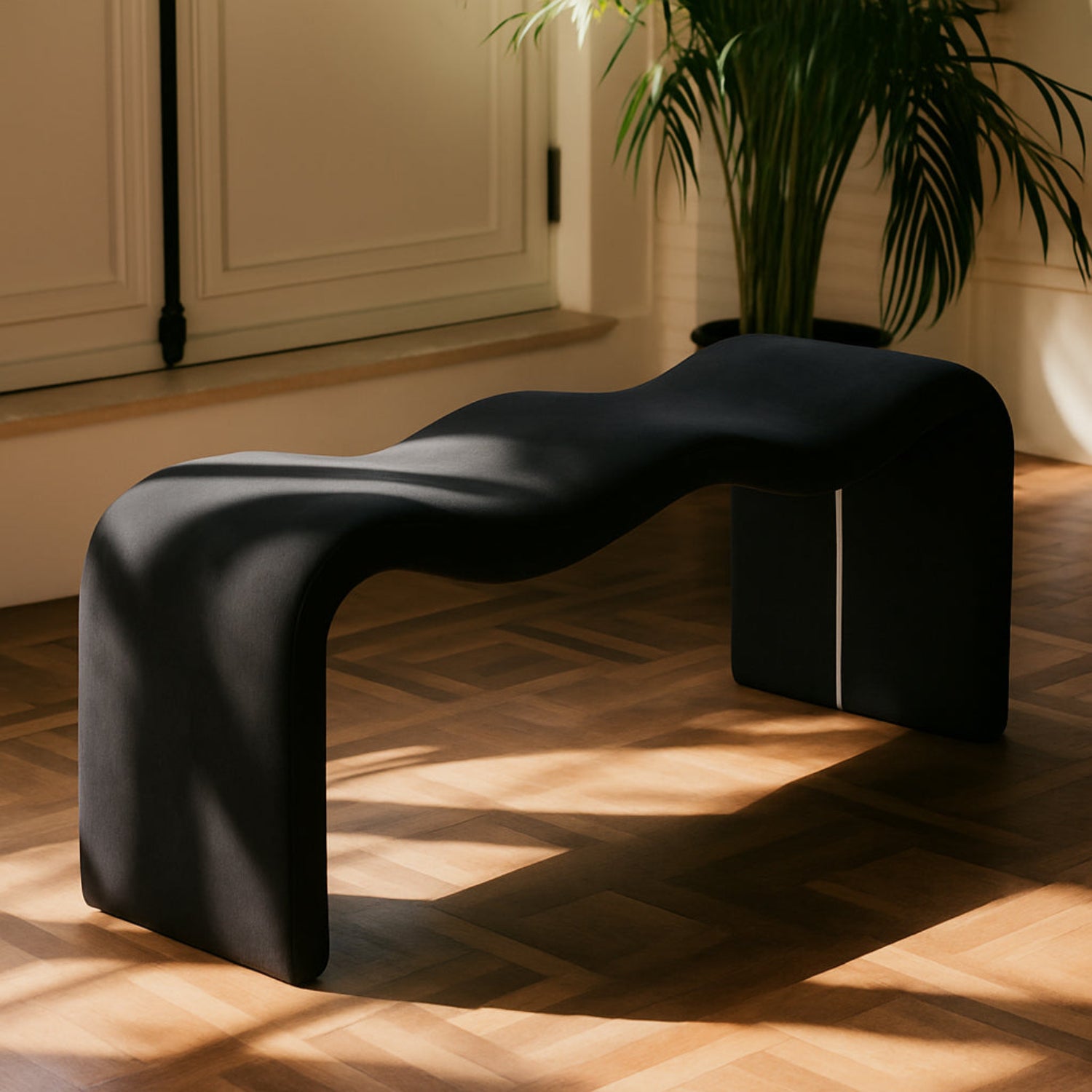 Willa Vegan Leather Bench