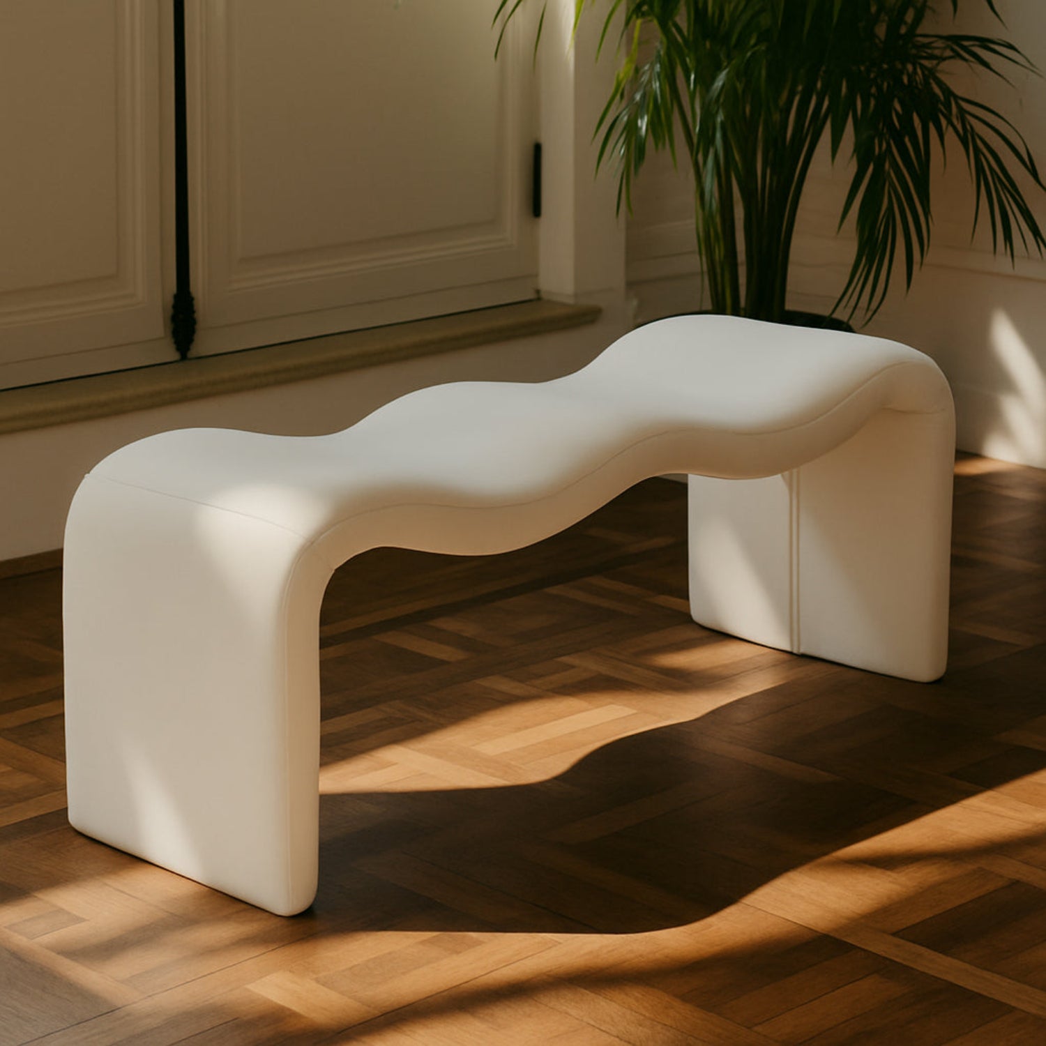 Willa Vegan Leather Bench