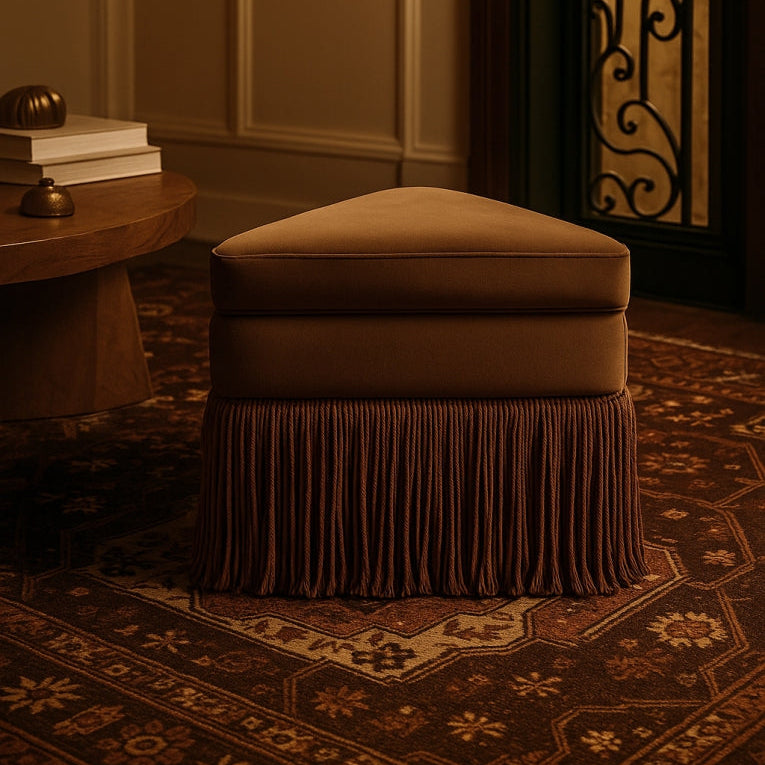 Tivora Fringe Ottoman