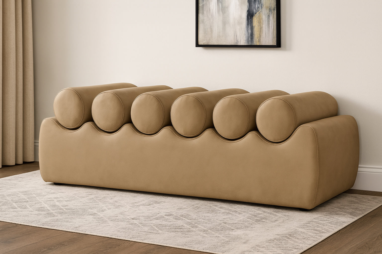 Tanna Vegan Leather Bench