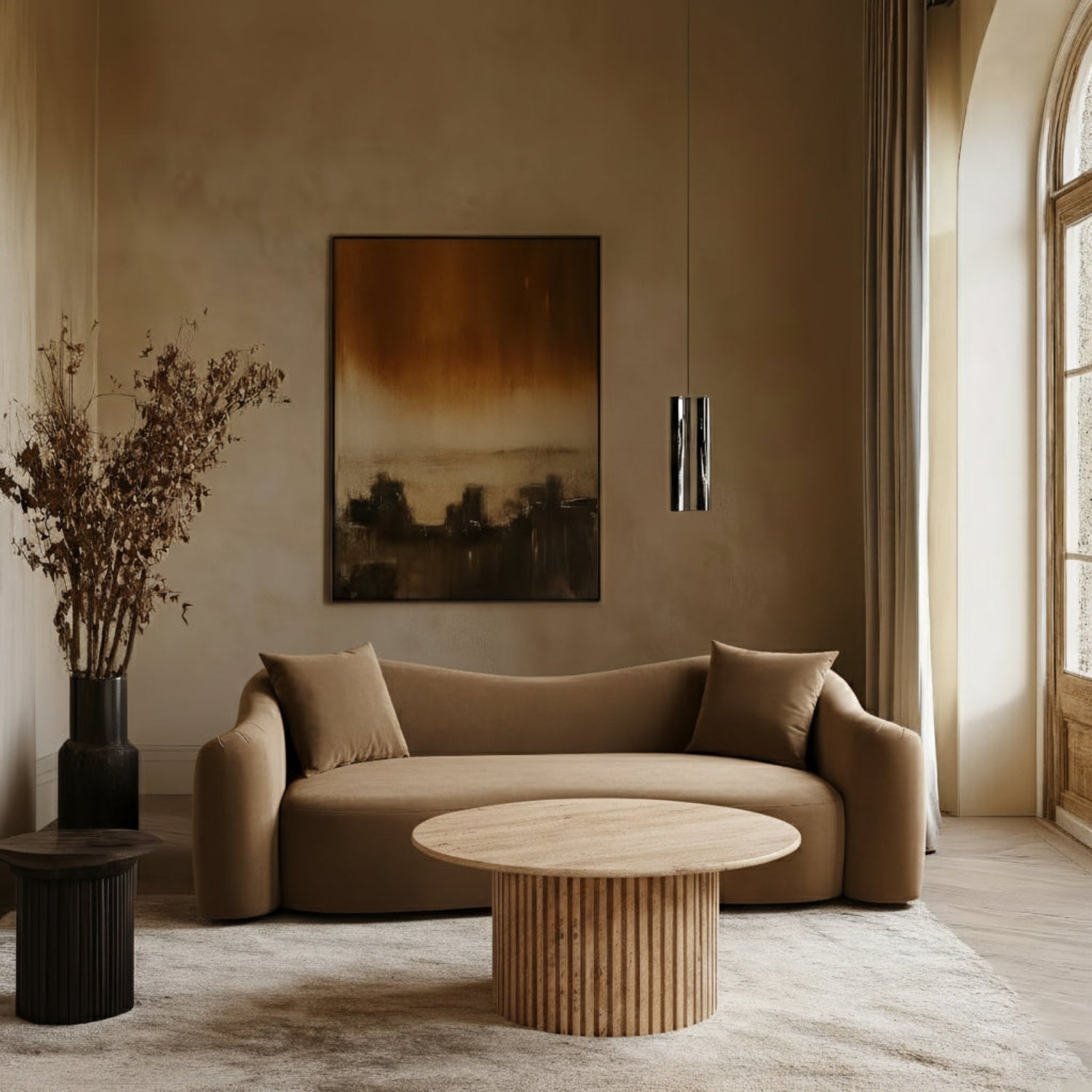 Daston Velvet Sofa