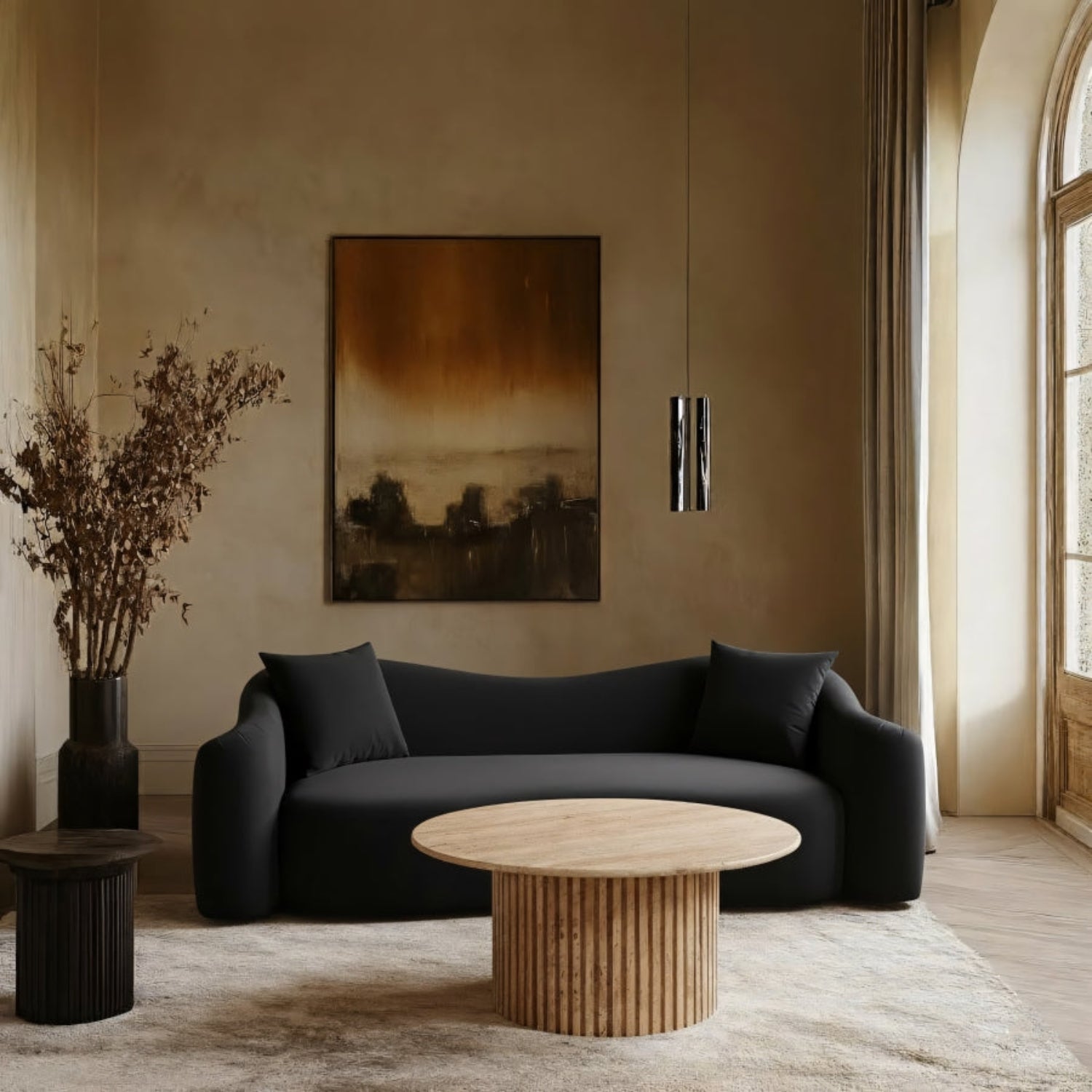Daston Velvet Sofa