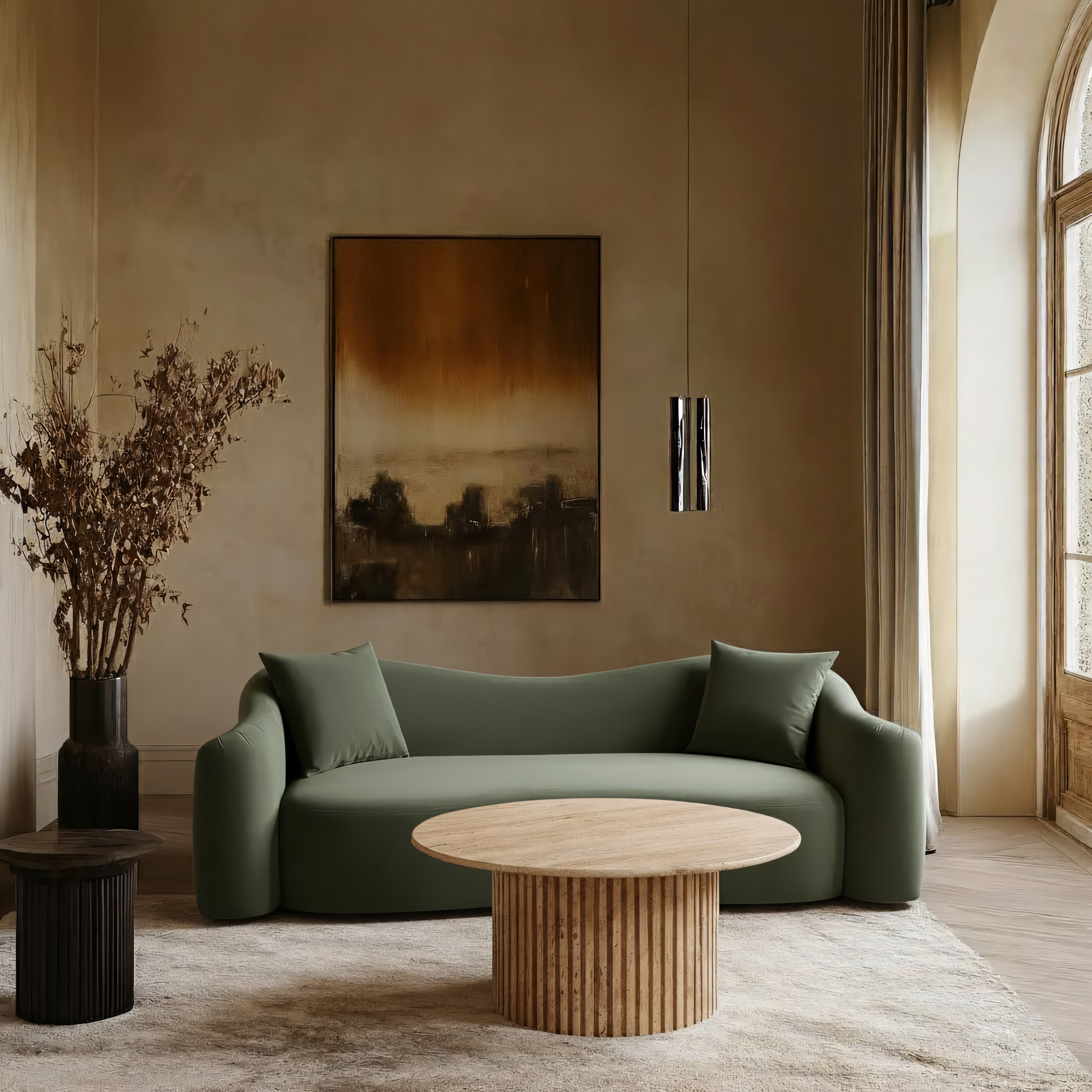 Daston Velvet Sofa