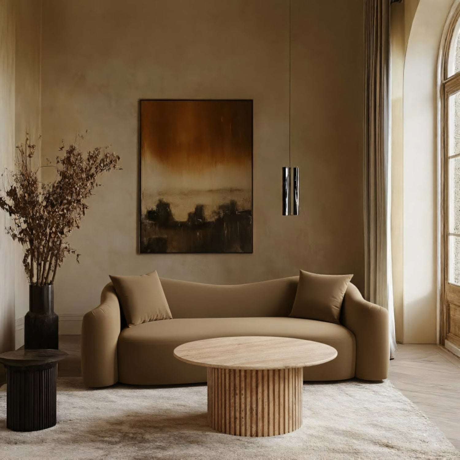 Daston Velvet Sofa
