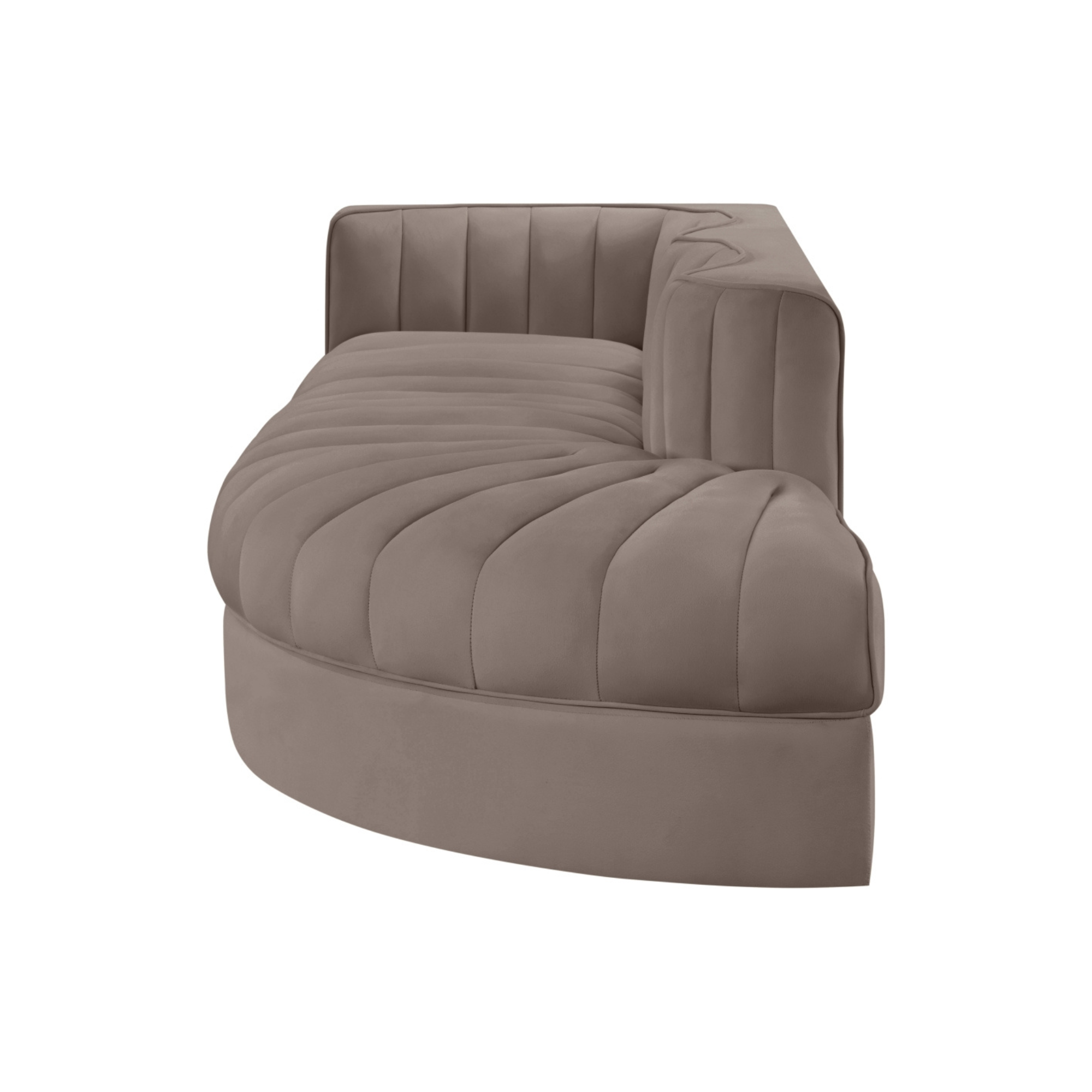 Rumina Velvet 3pc Modular Sectional
