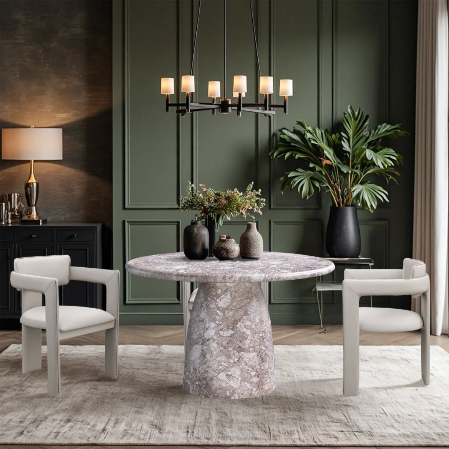 Bronn Marble Dining Table