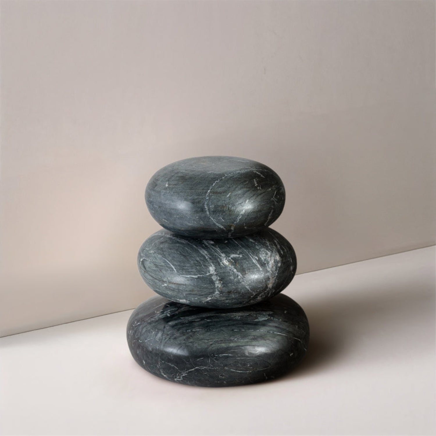Capri Stone Sculptural Objects, Set of 3