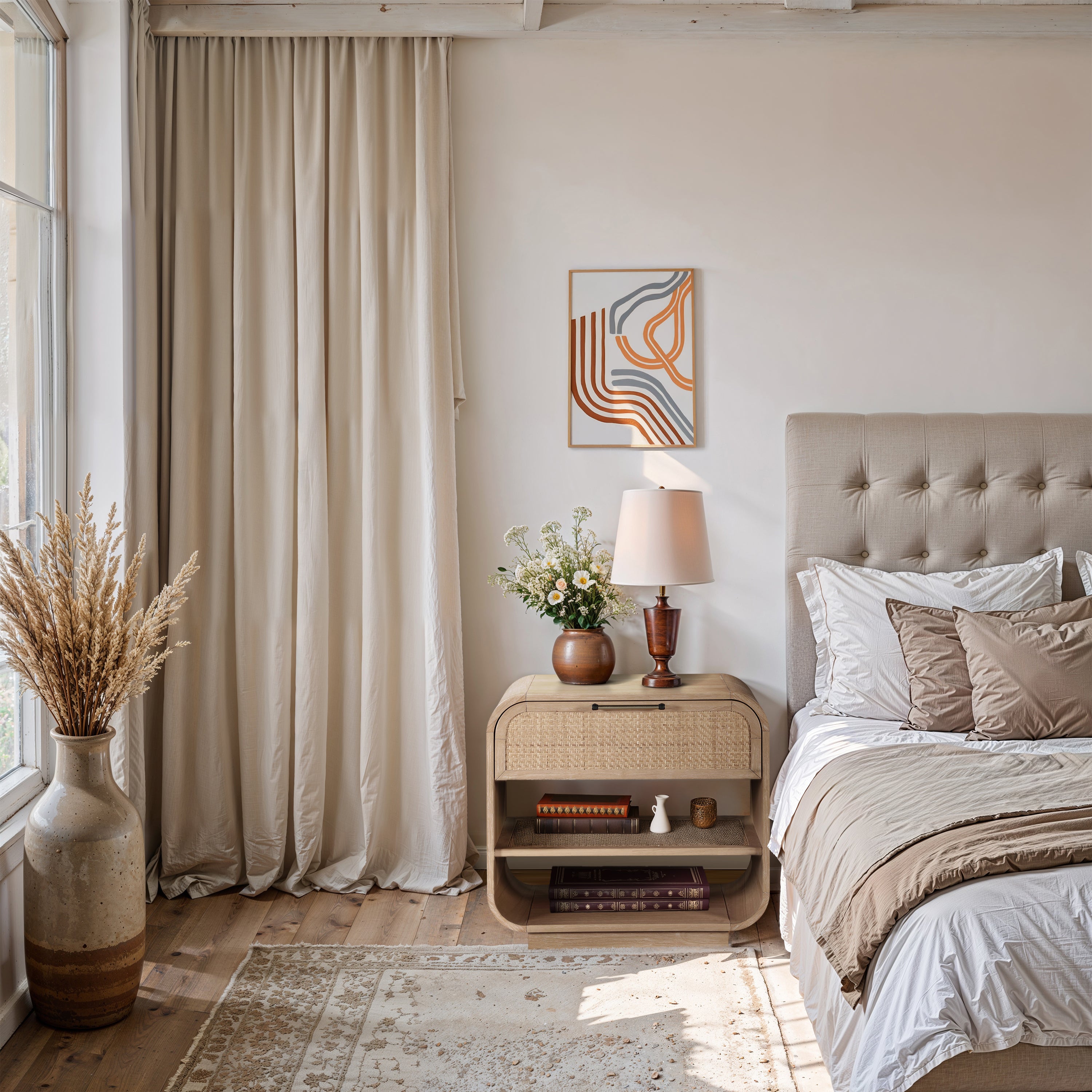 Wynona Solid Wood Nightstand - StyleMeGHD - Nightstands