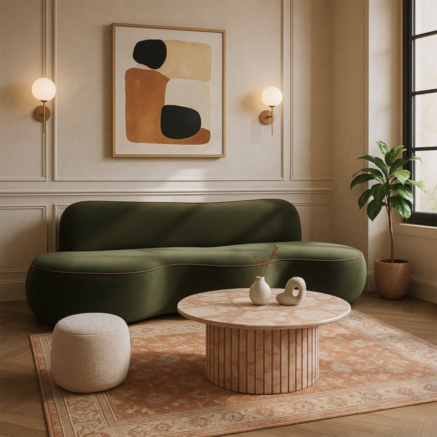 Virelo Velvet Sofa
