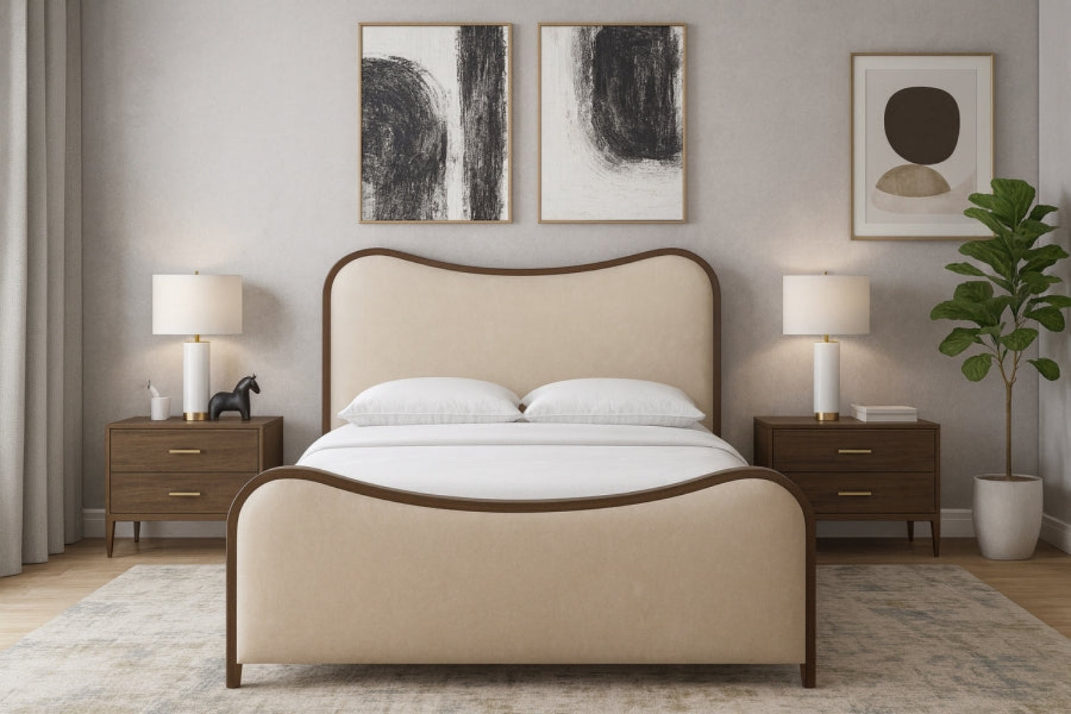 Sosera Vegan Leather Bed