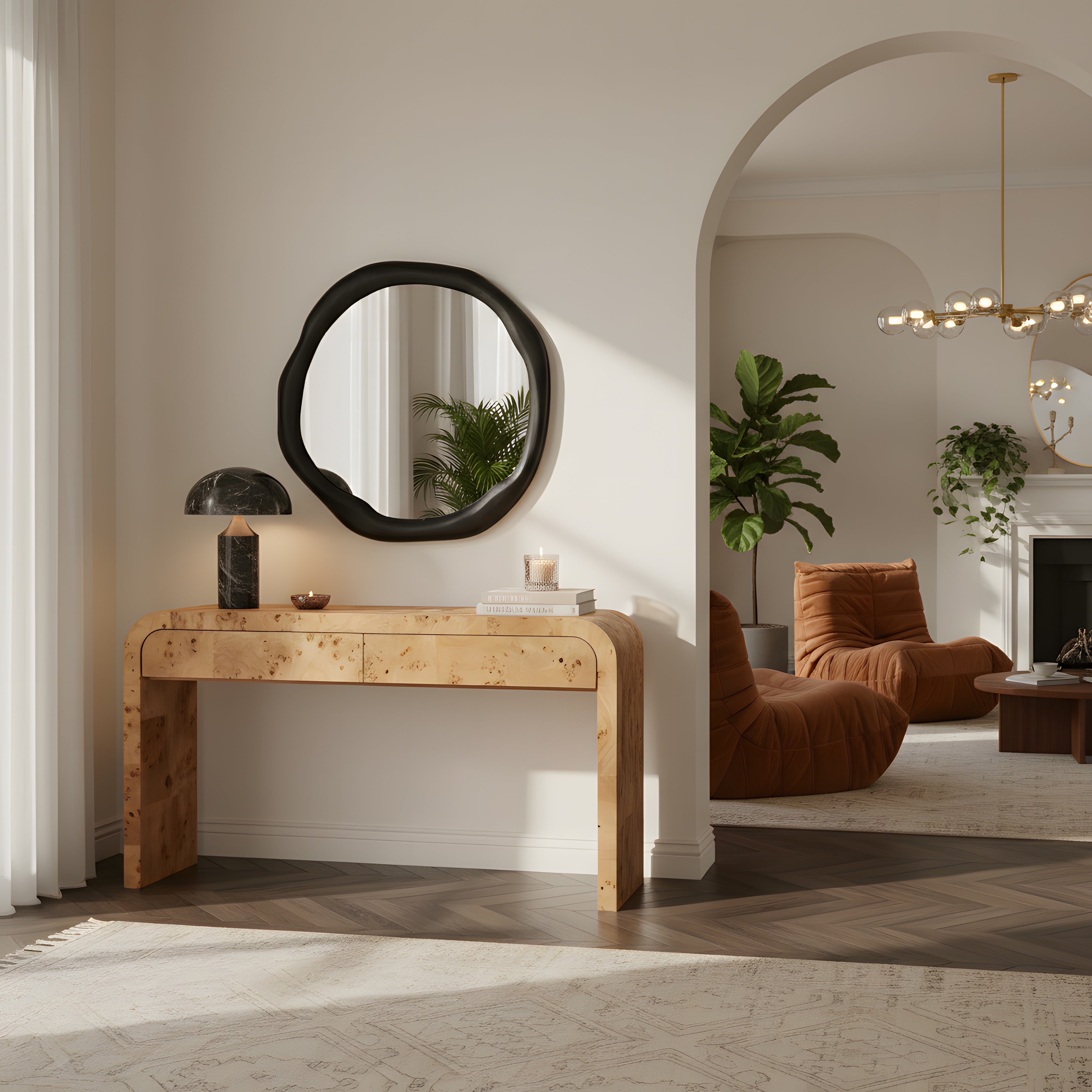 Armida Aluminum Framed Mirror