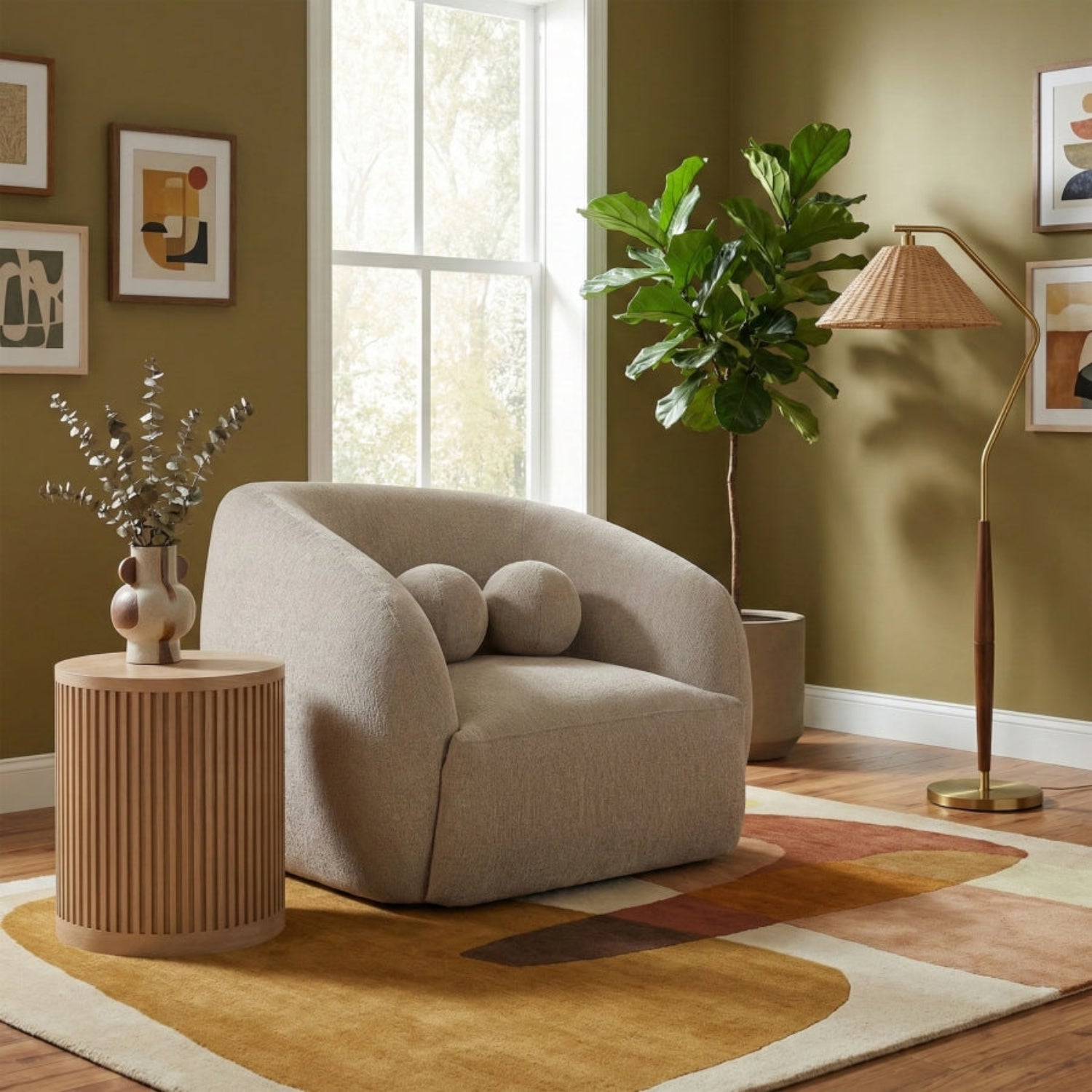 Lyra Fabric Chair-Chairs-StyleMeGHD