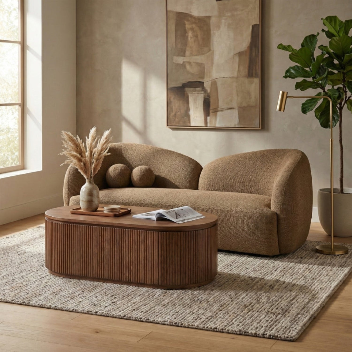 Lyra Fabric Sofa-Sofas-StyleMeGHD