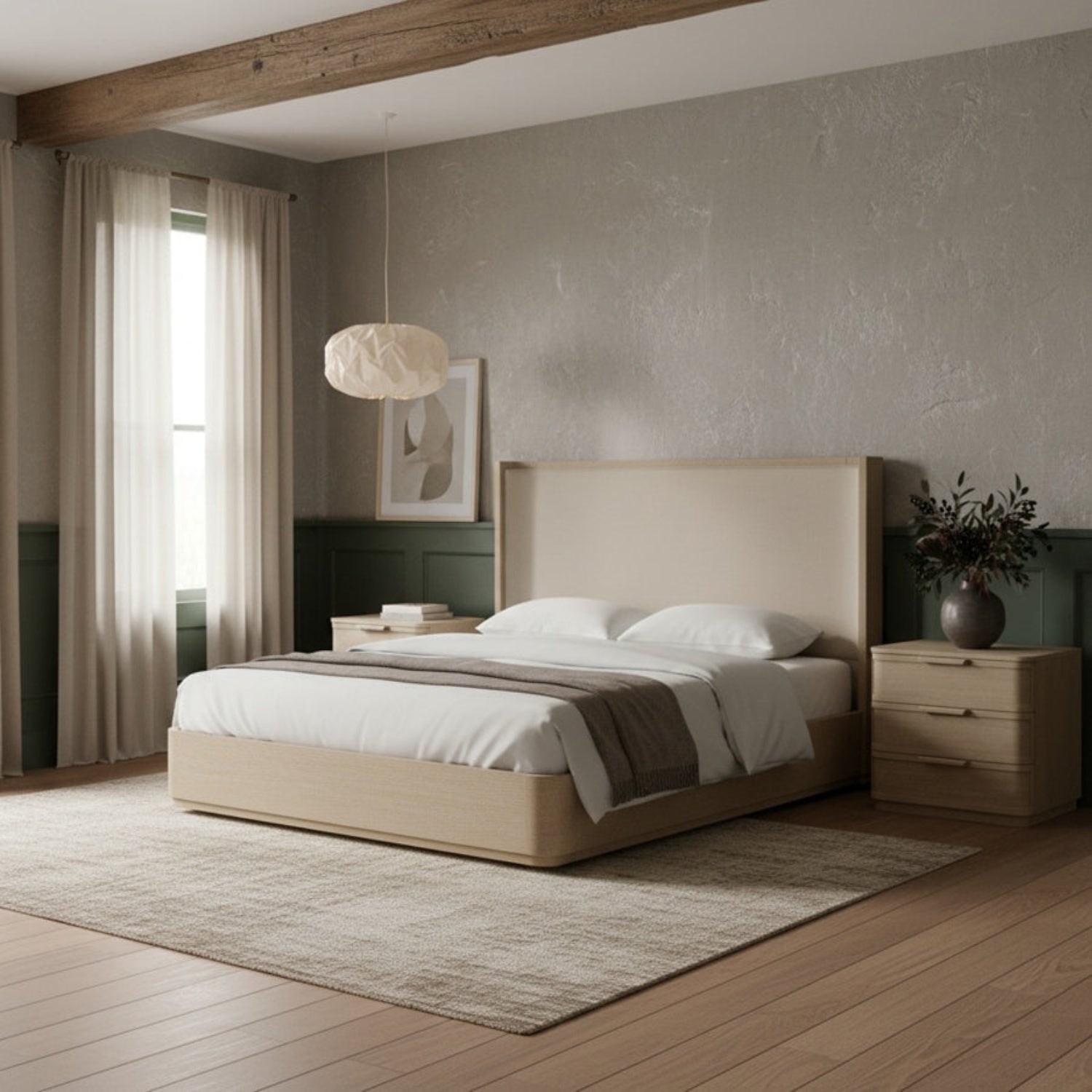 Brava Wood Bed-Beds + Headboards-StyleMeGHD