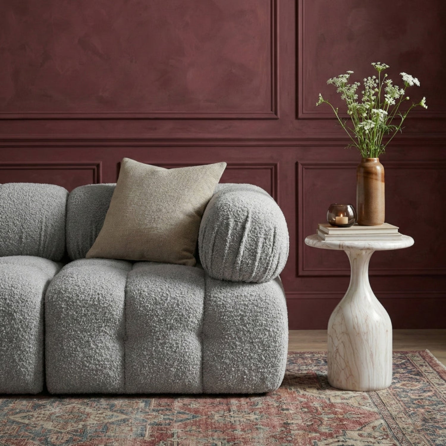 Taso Concrete End Table