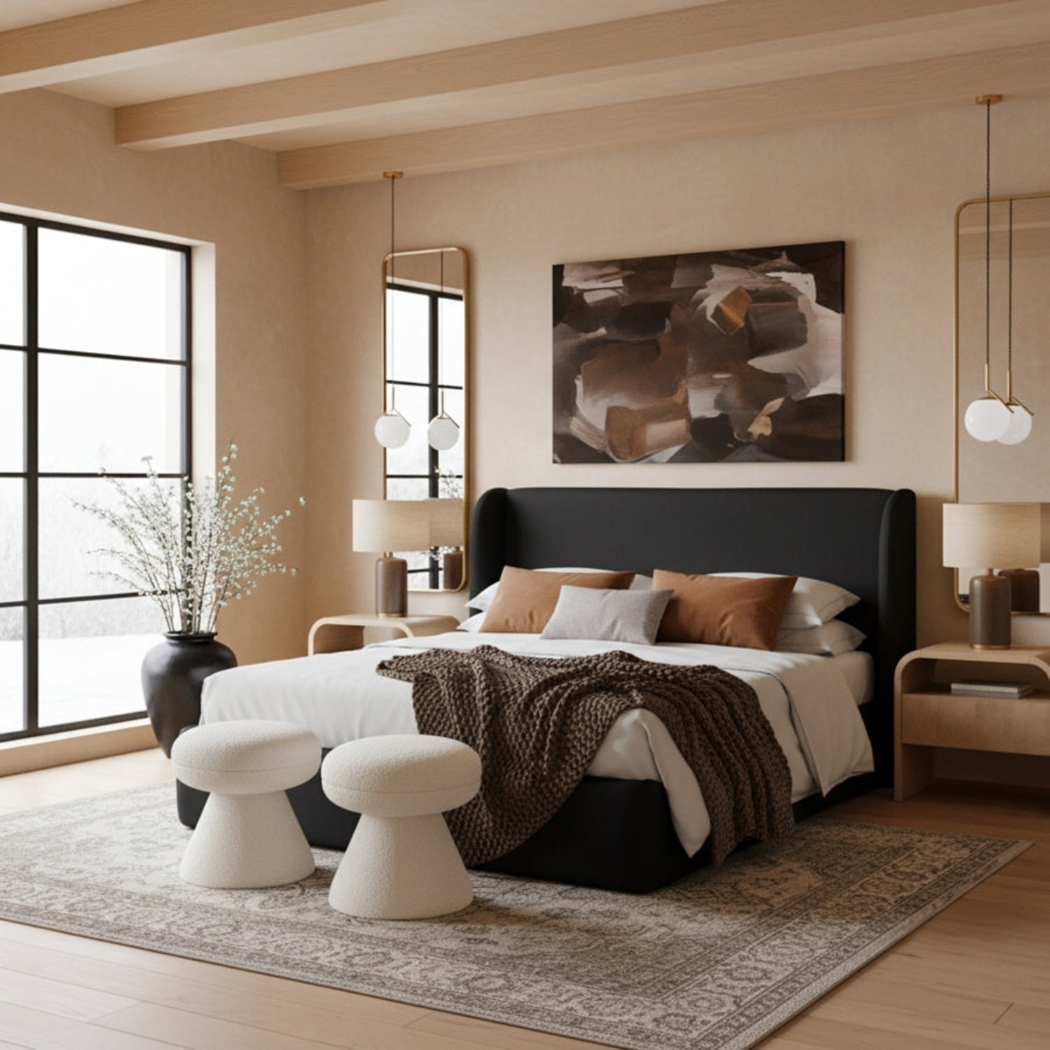 Walden Vegan Leather Bed