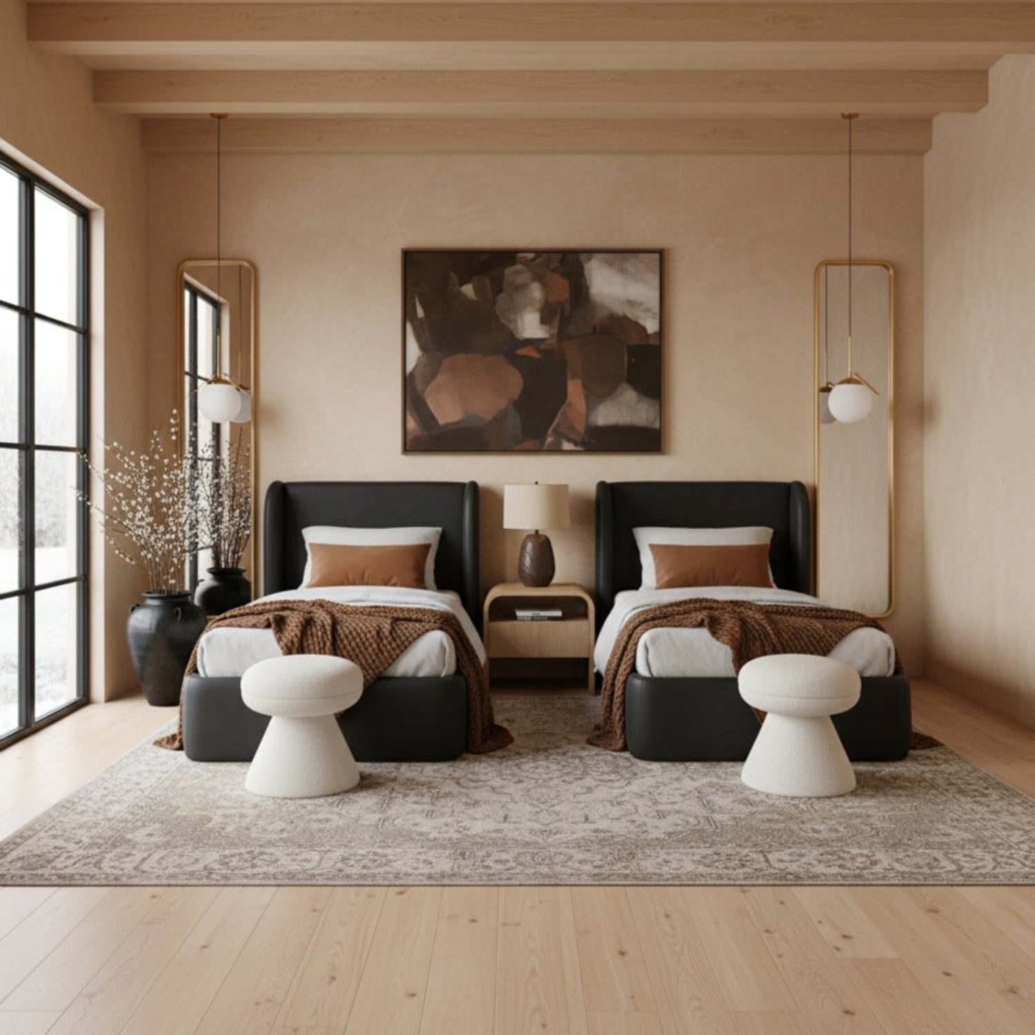 Walden Vegan Leather Bed