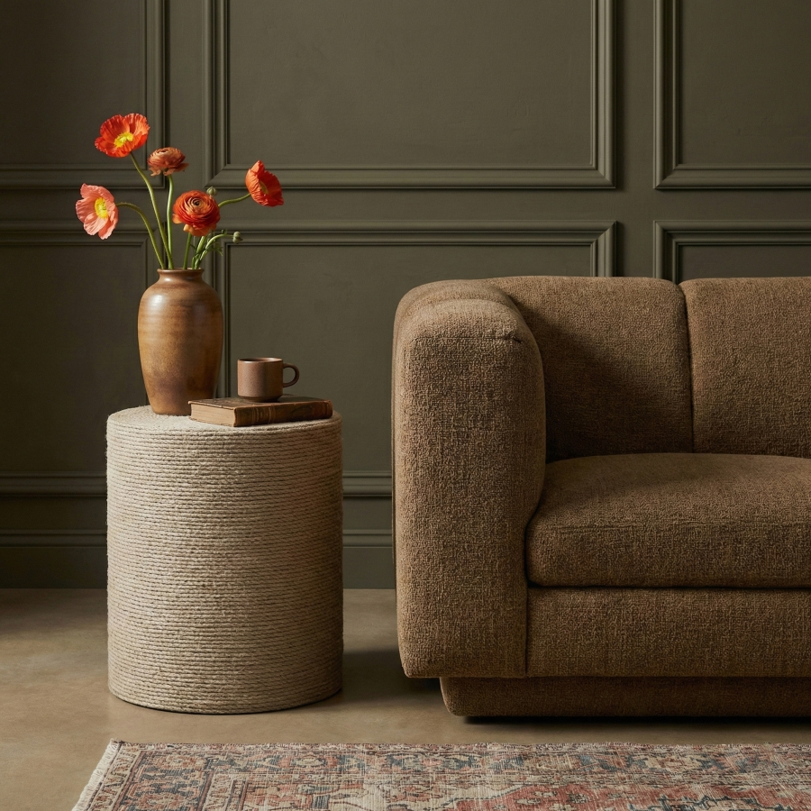 Willow Jute End Table