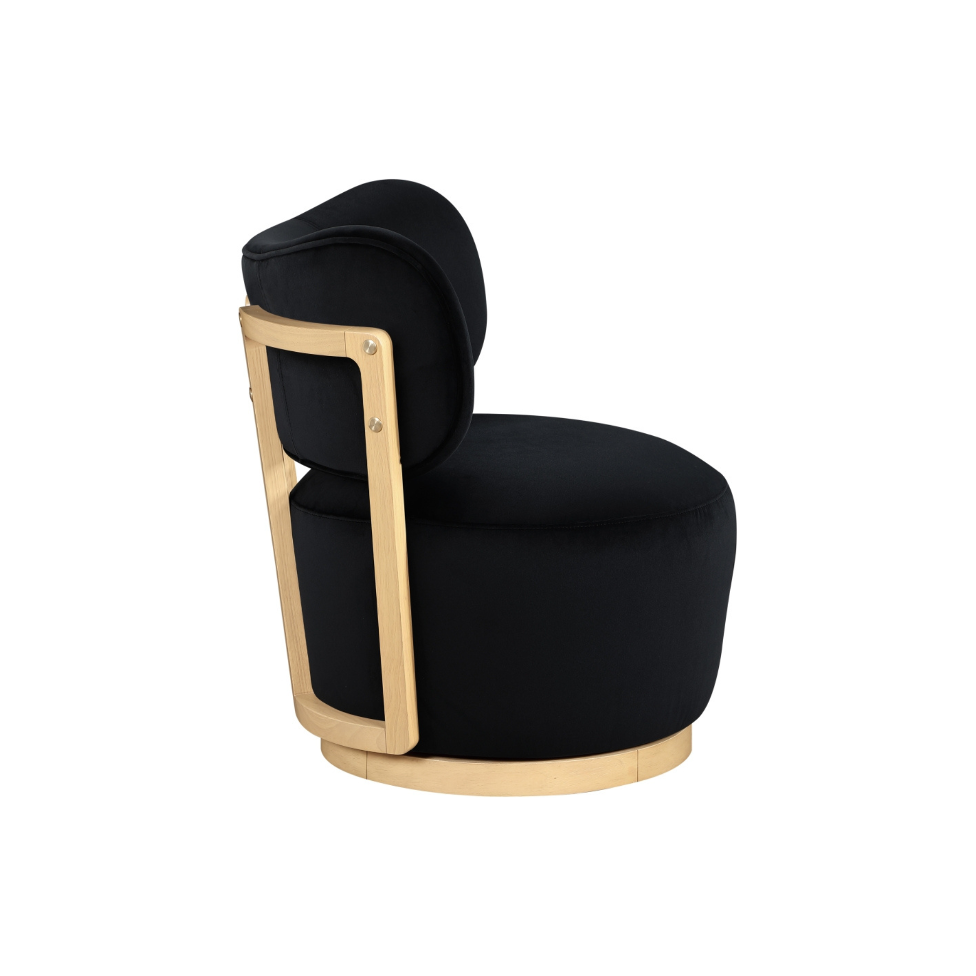 Velara Velvet Swivel Chair