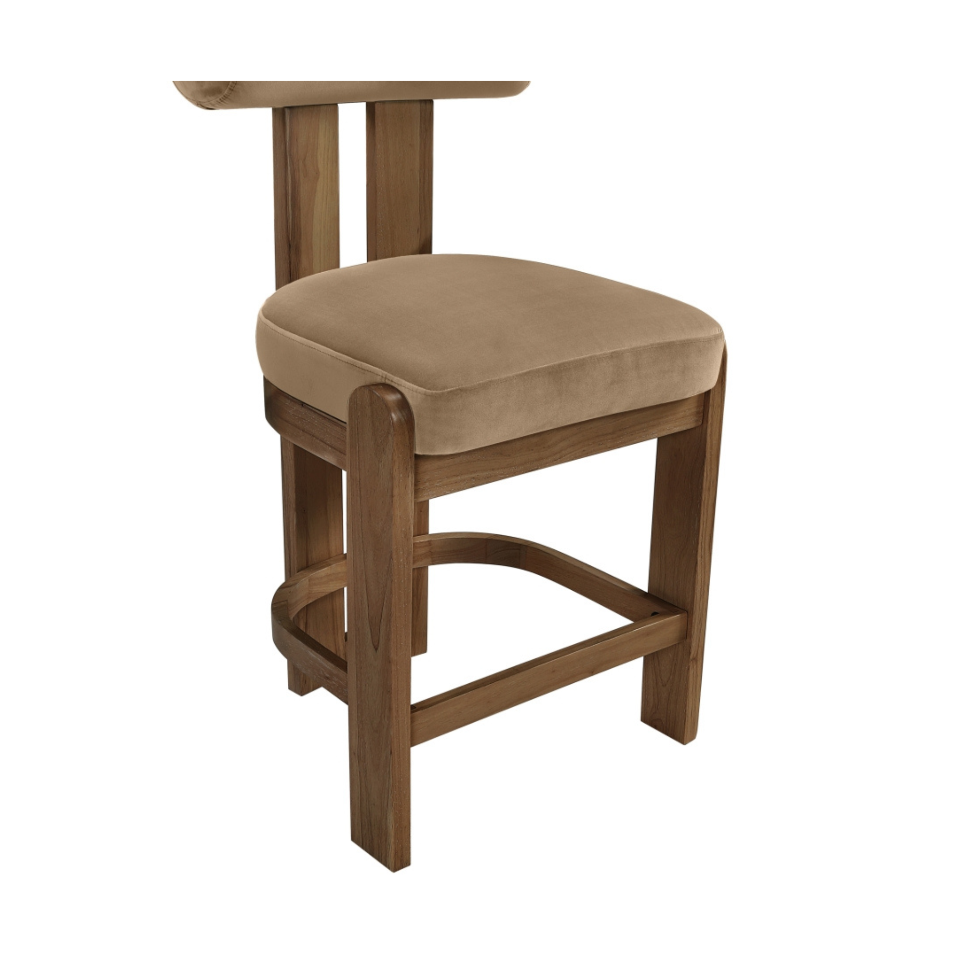 Isla Velvet Counter Stool, Set of 2-Bar + Counter Stools-StyleMeGHD
