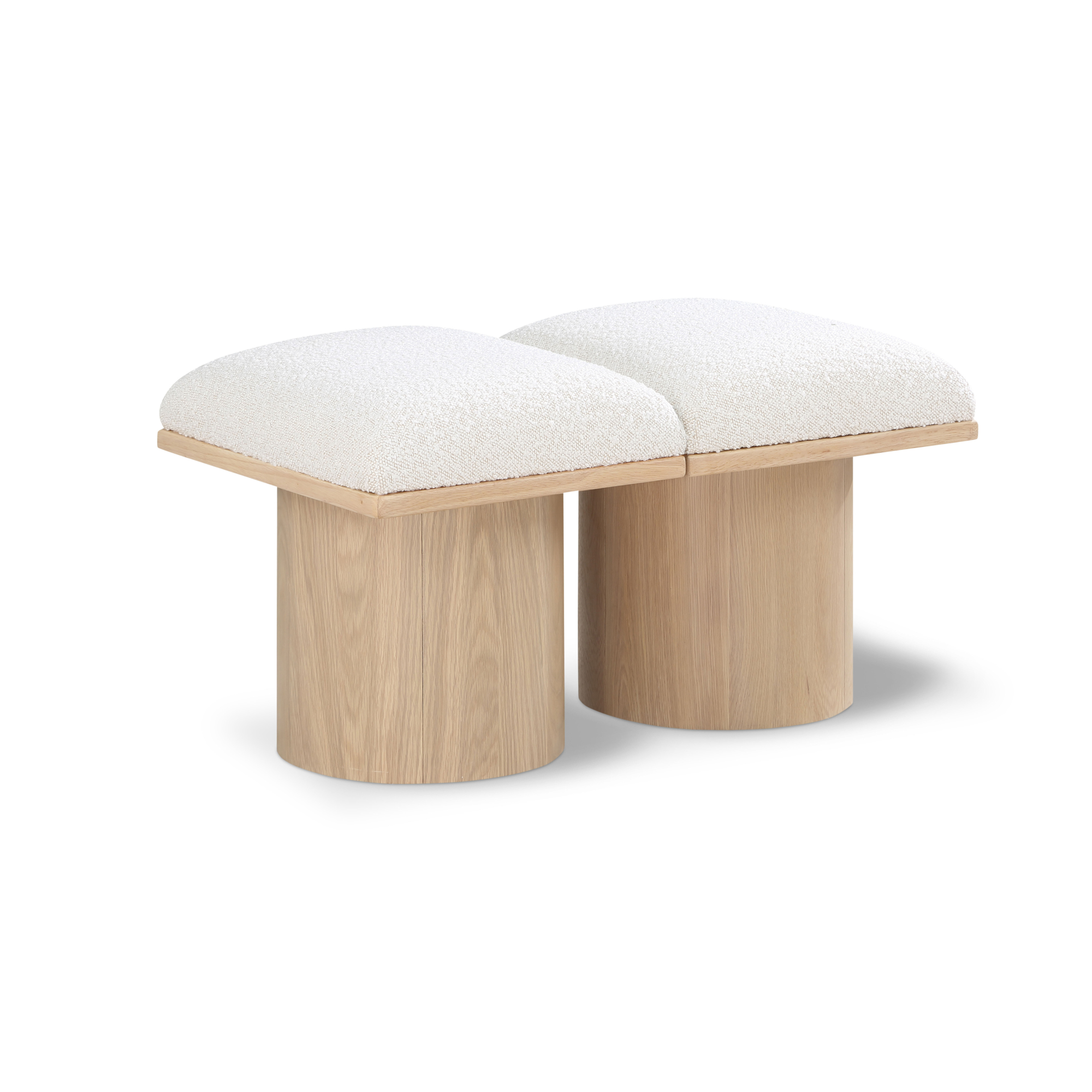 Pavaro Boucle 2pc Modular Bench