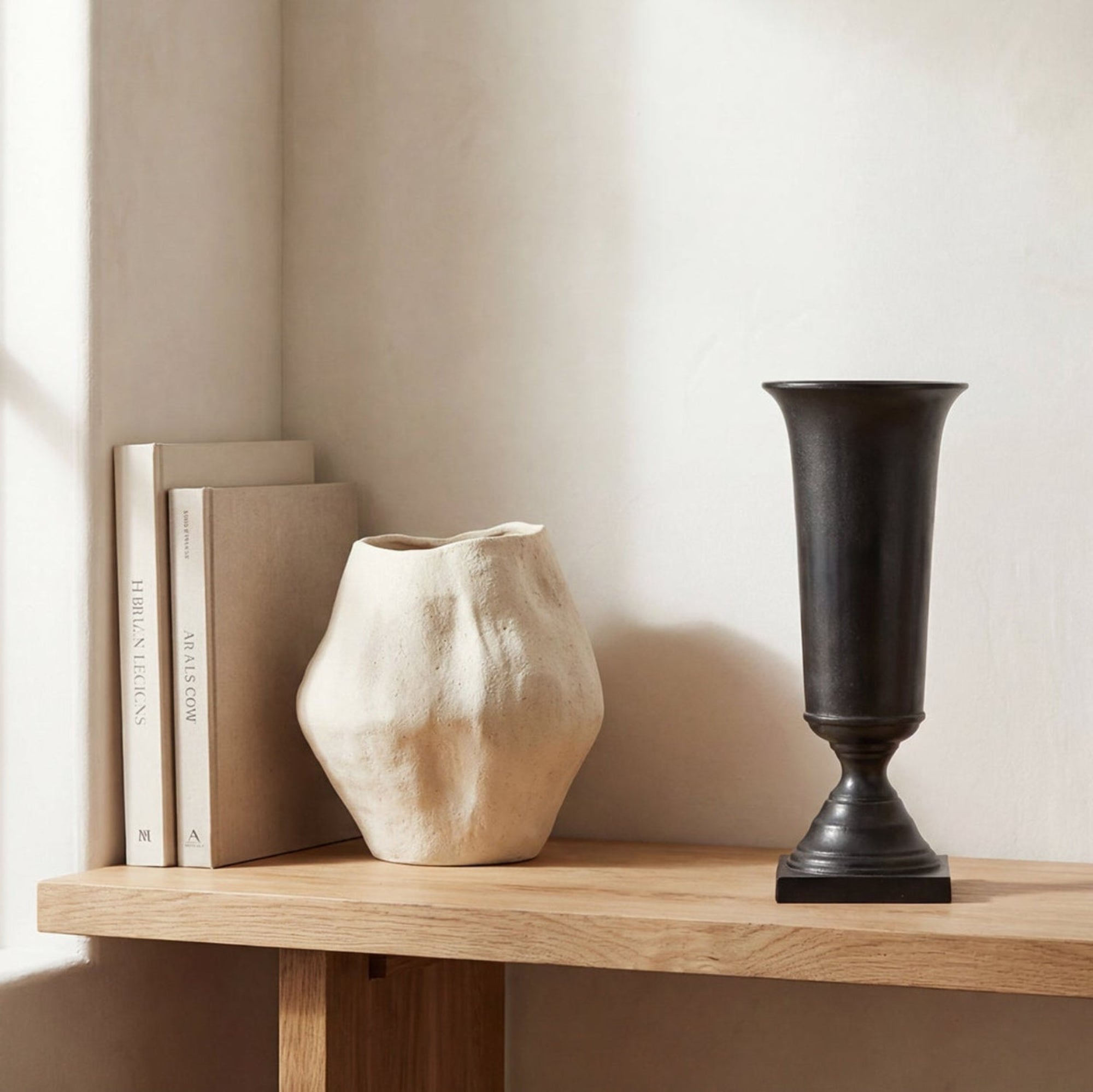 Cassia Cast Aluminum Vase