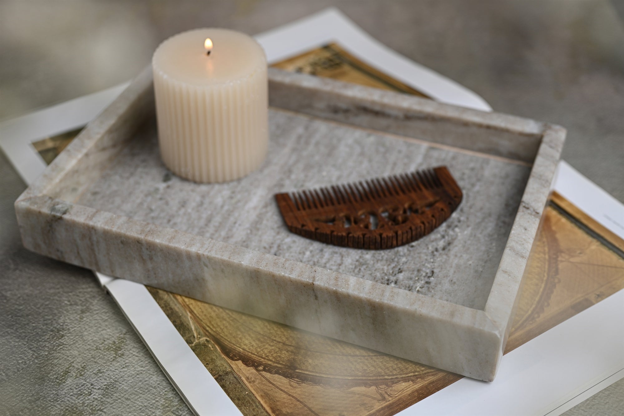 Marble Tank Tray