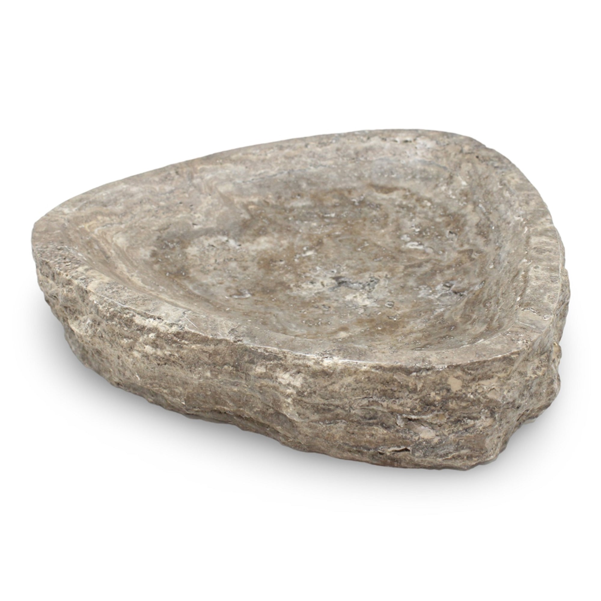 Ruvell Travertine Bowl