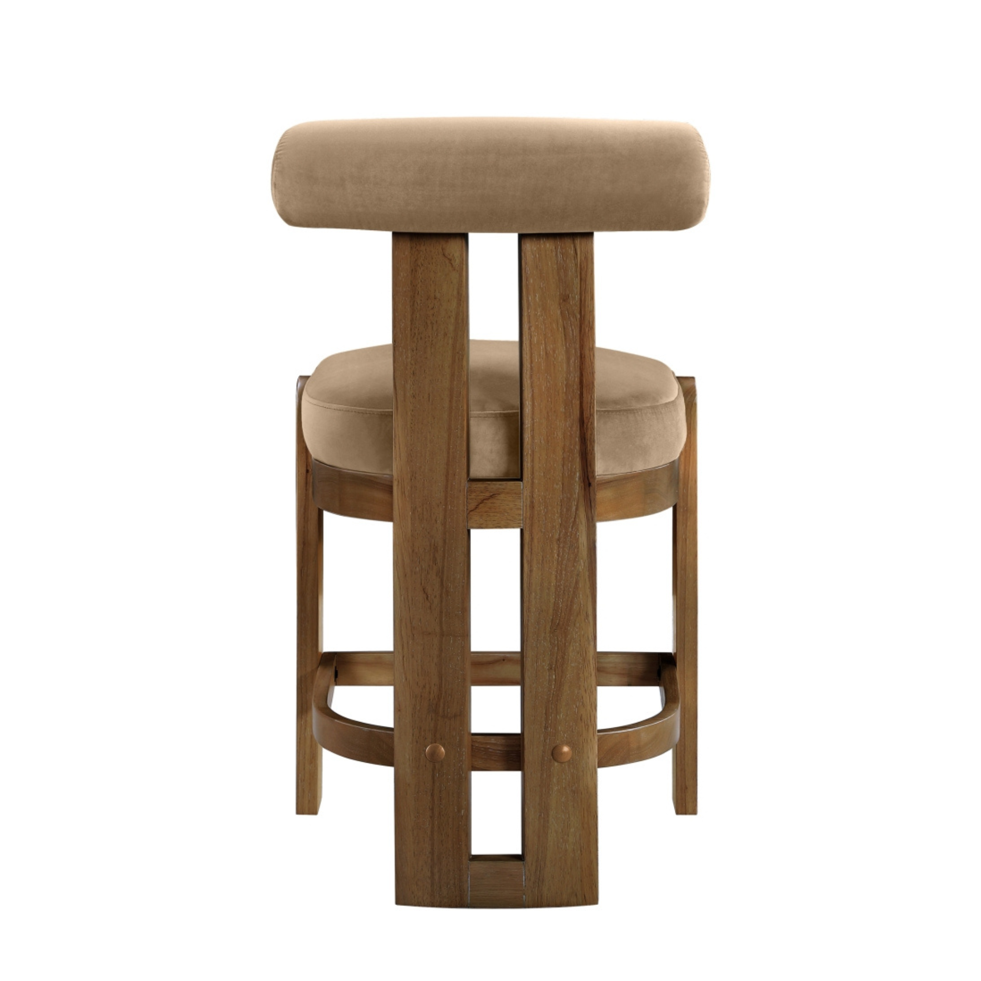 Isla Velvet Counter Stool, Set of 2-Bar + Counter Stools-StyleMeGHD