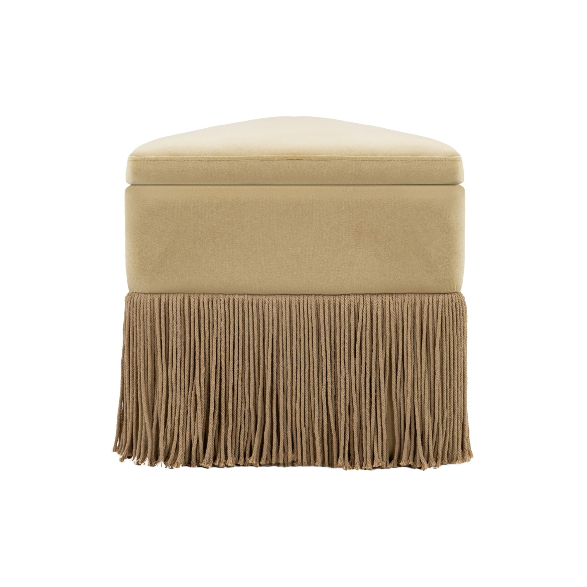Tivora Fringe Ottoman