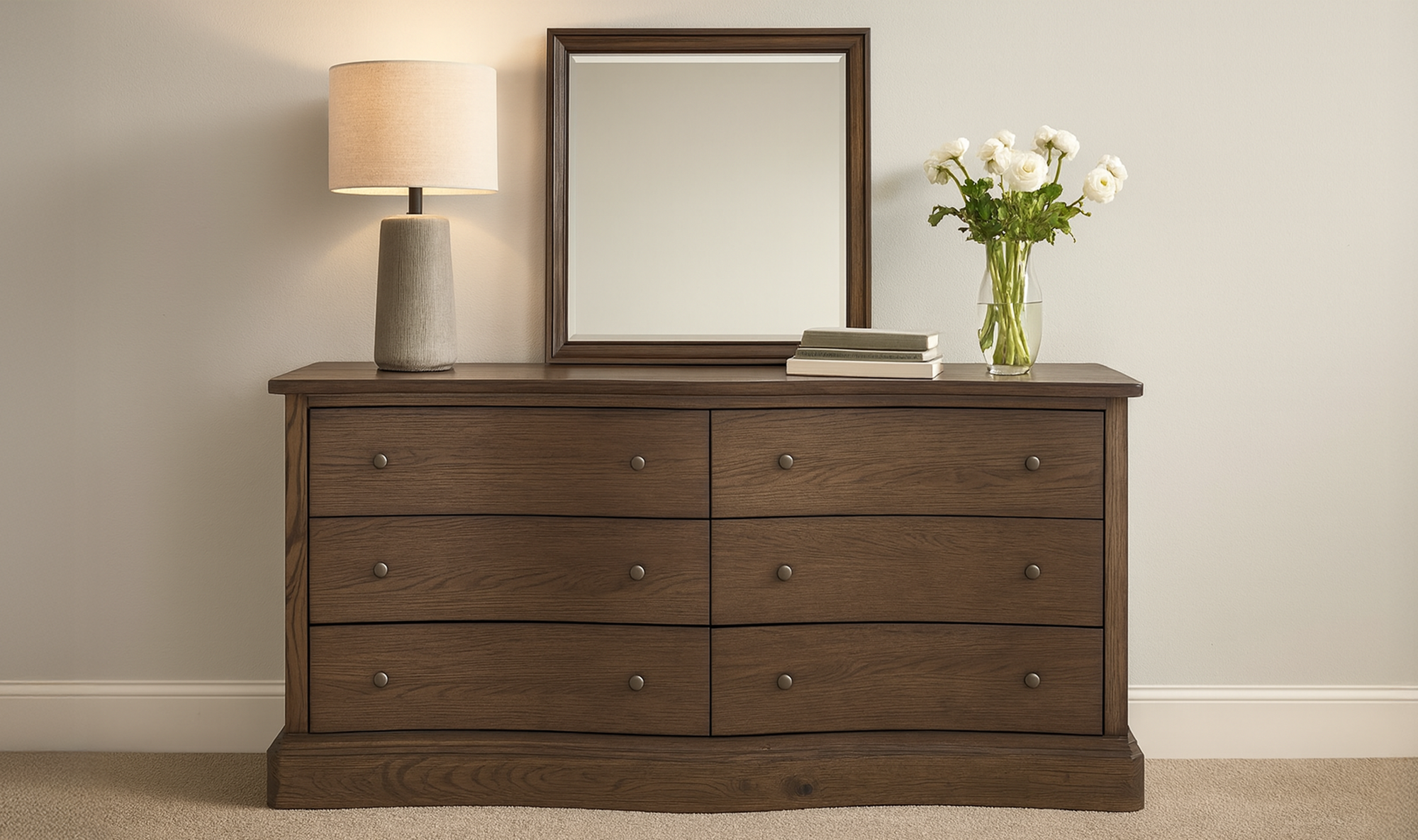 Clare 6 Drawer Dresser-Dressers-StyleMeGHD