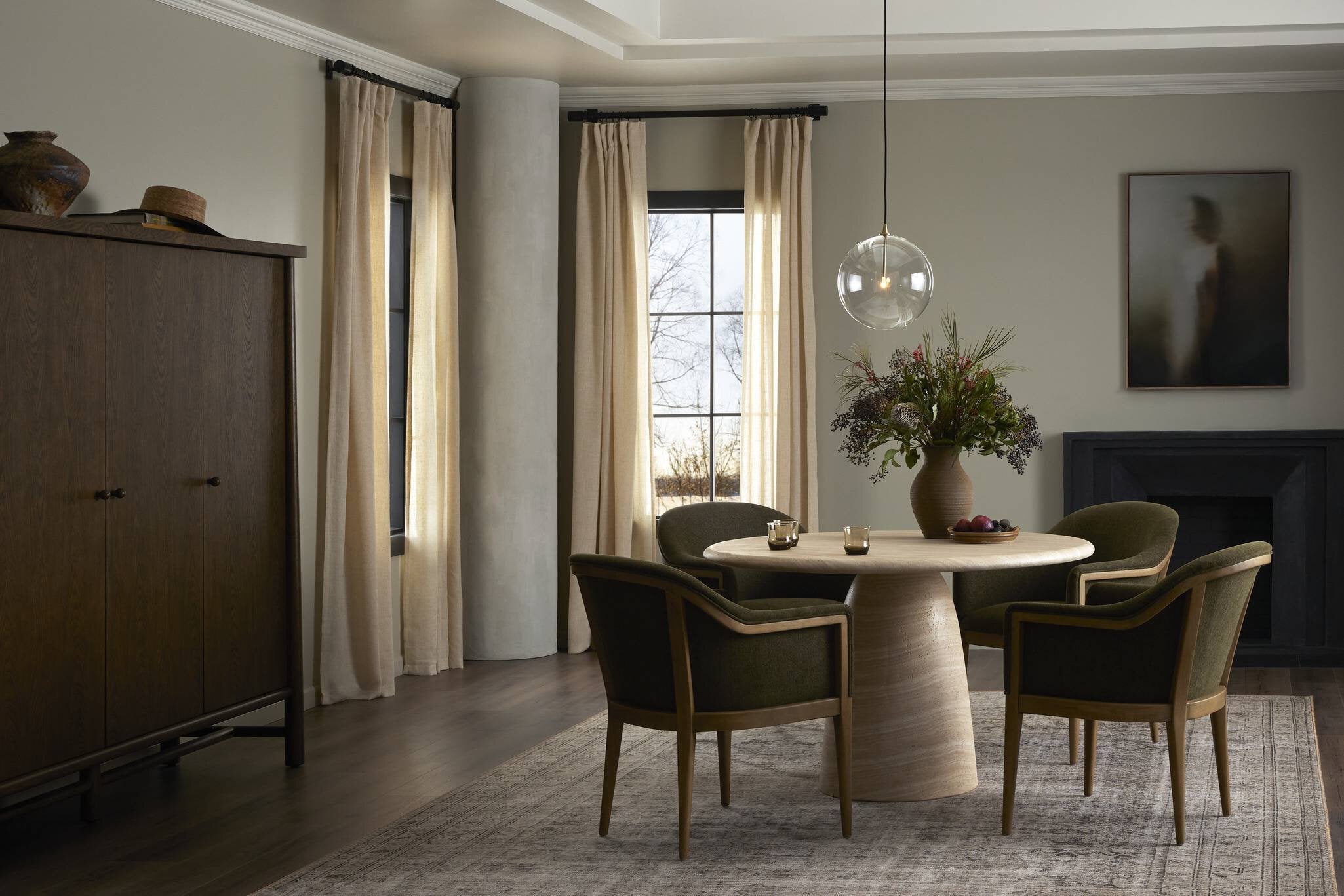 Glorian Clear Glass Pendant