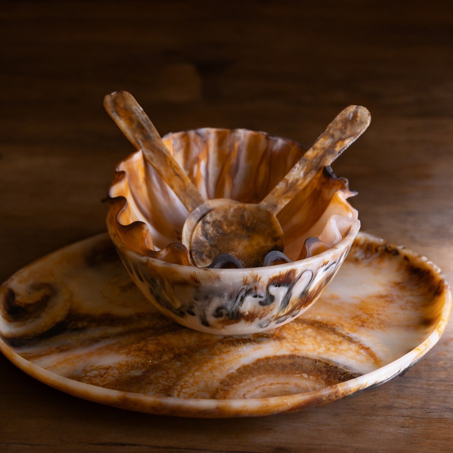 Kiara Salad Server Set