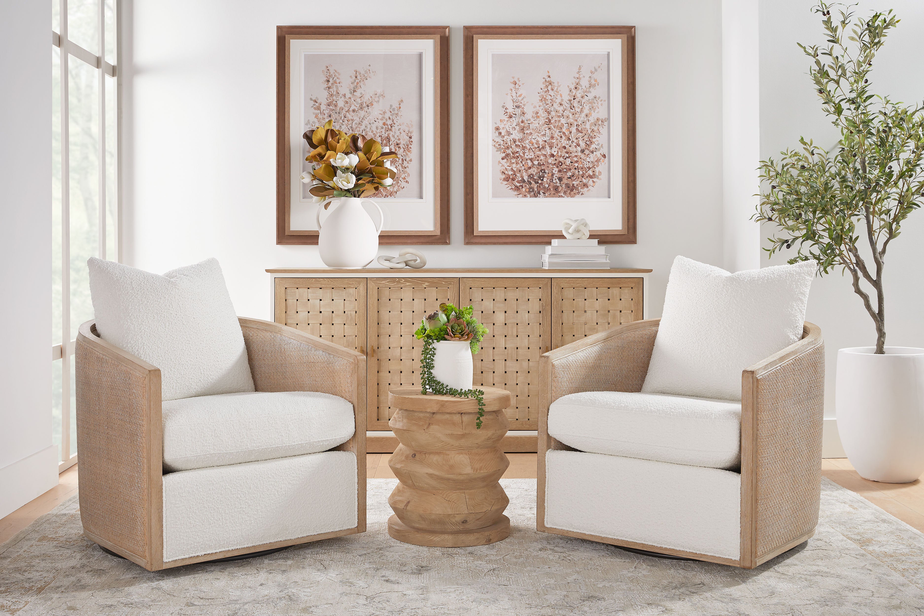 Macie Swivel Club Chair