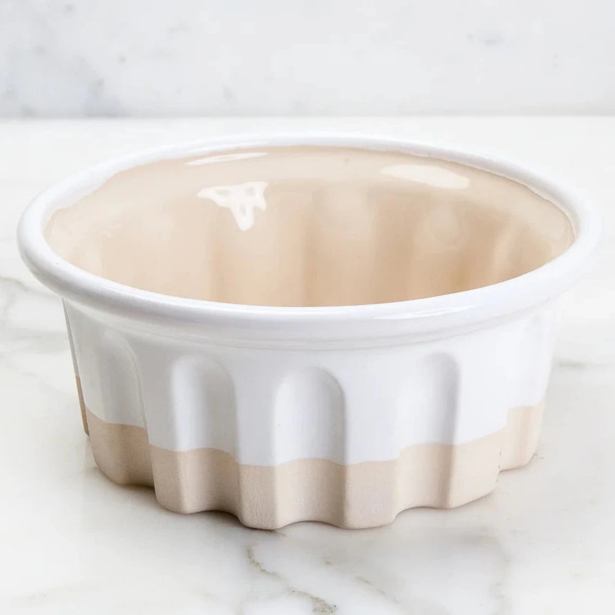 White Round Baker