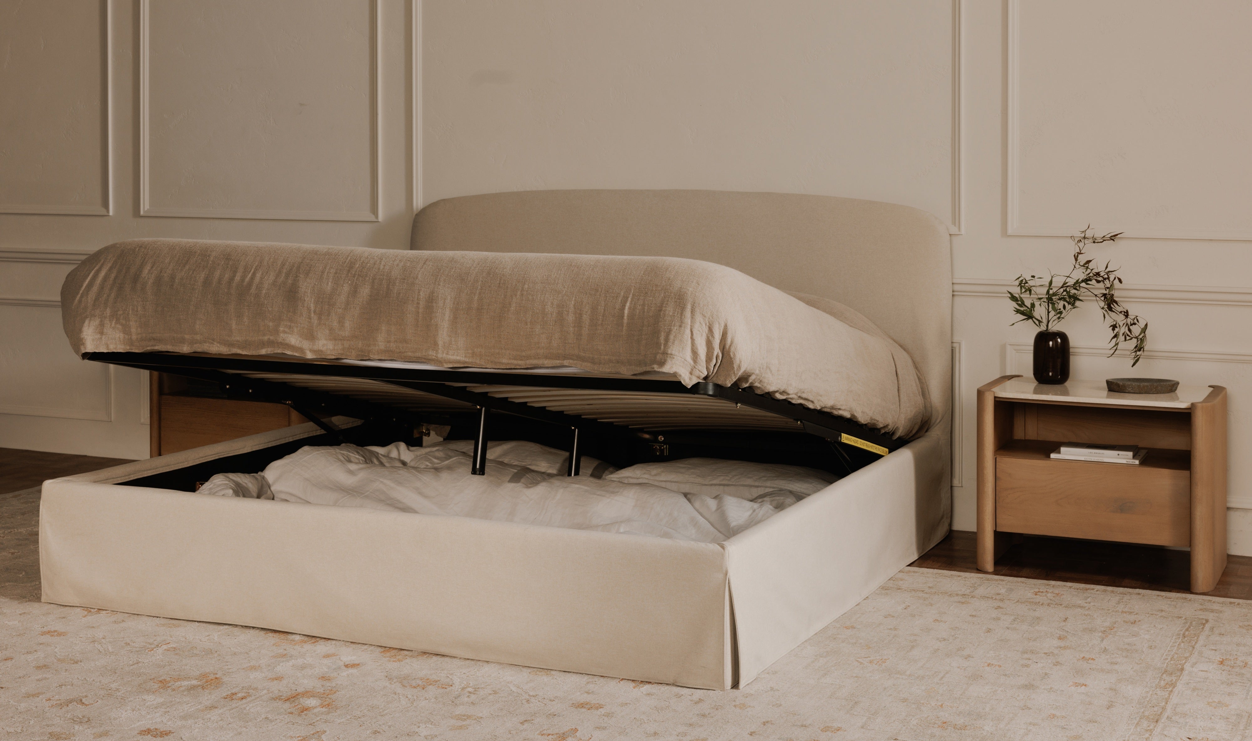 Joen Storage Bed-Beds + Headboards-StyleMeGHD