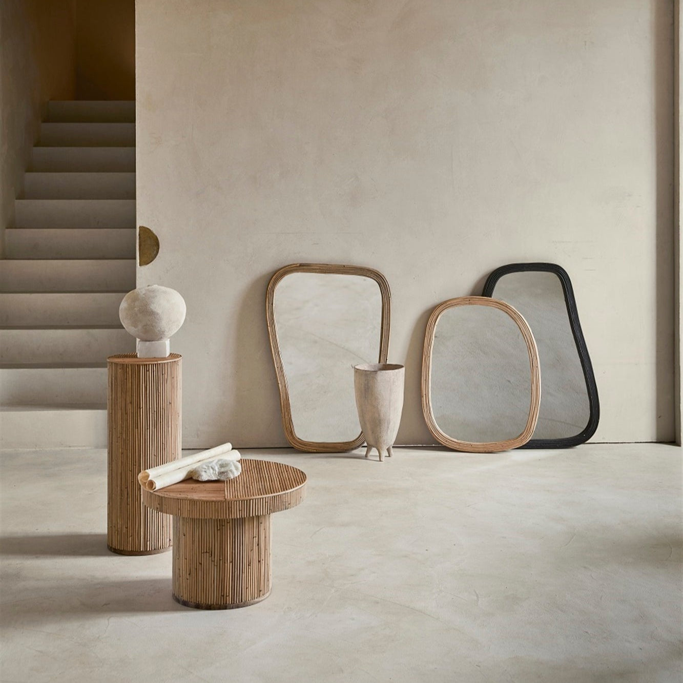 Benson Rattan Pedestal