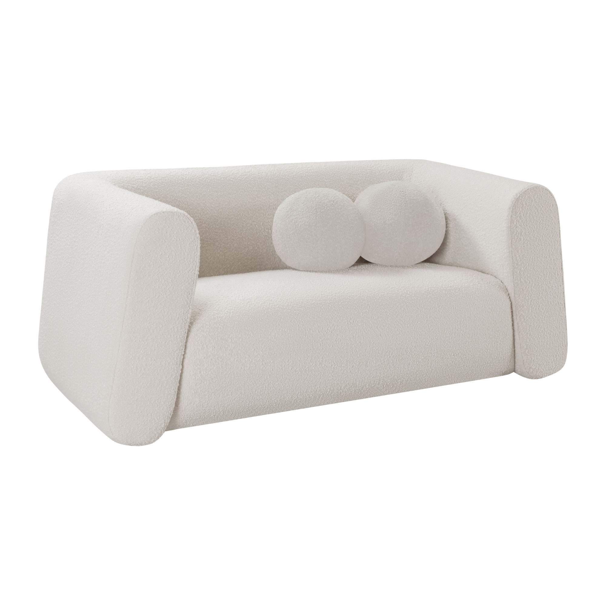 Abbott Boucle Upholstered Loveseat