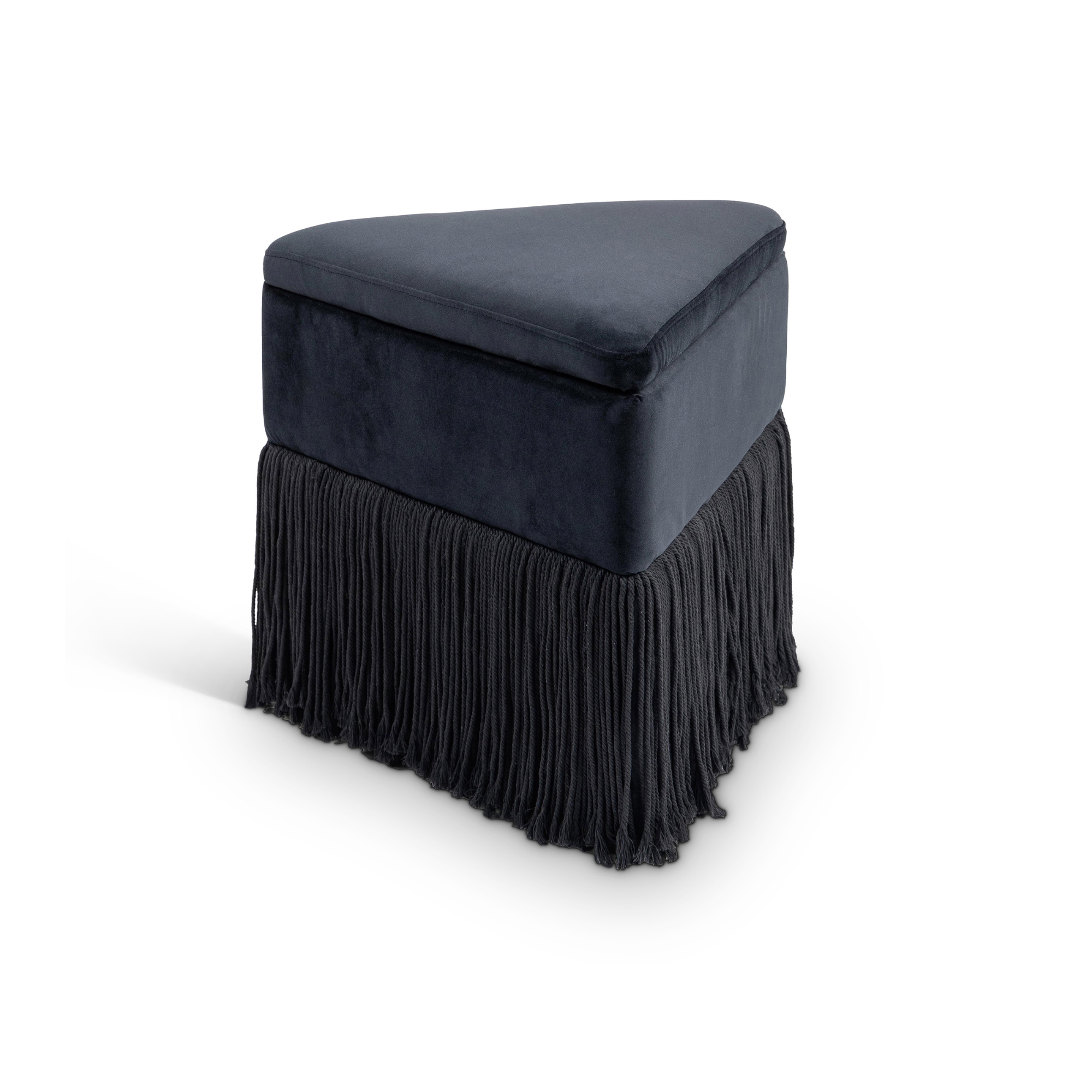 Tivora Fringe Ottoman