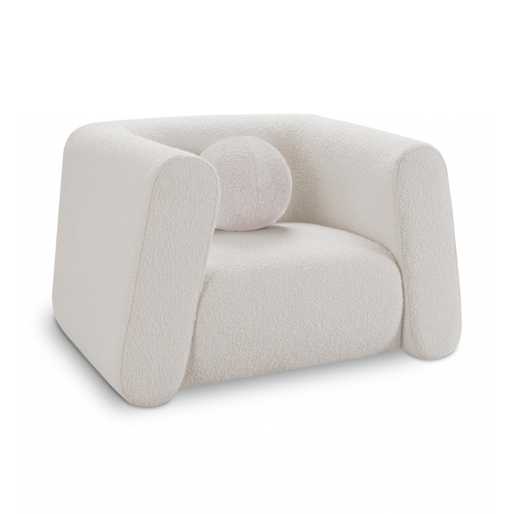 Abbott Boucle Upholstered Chair