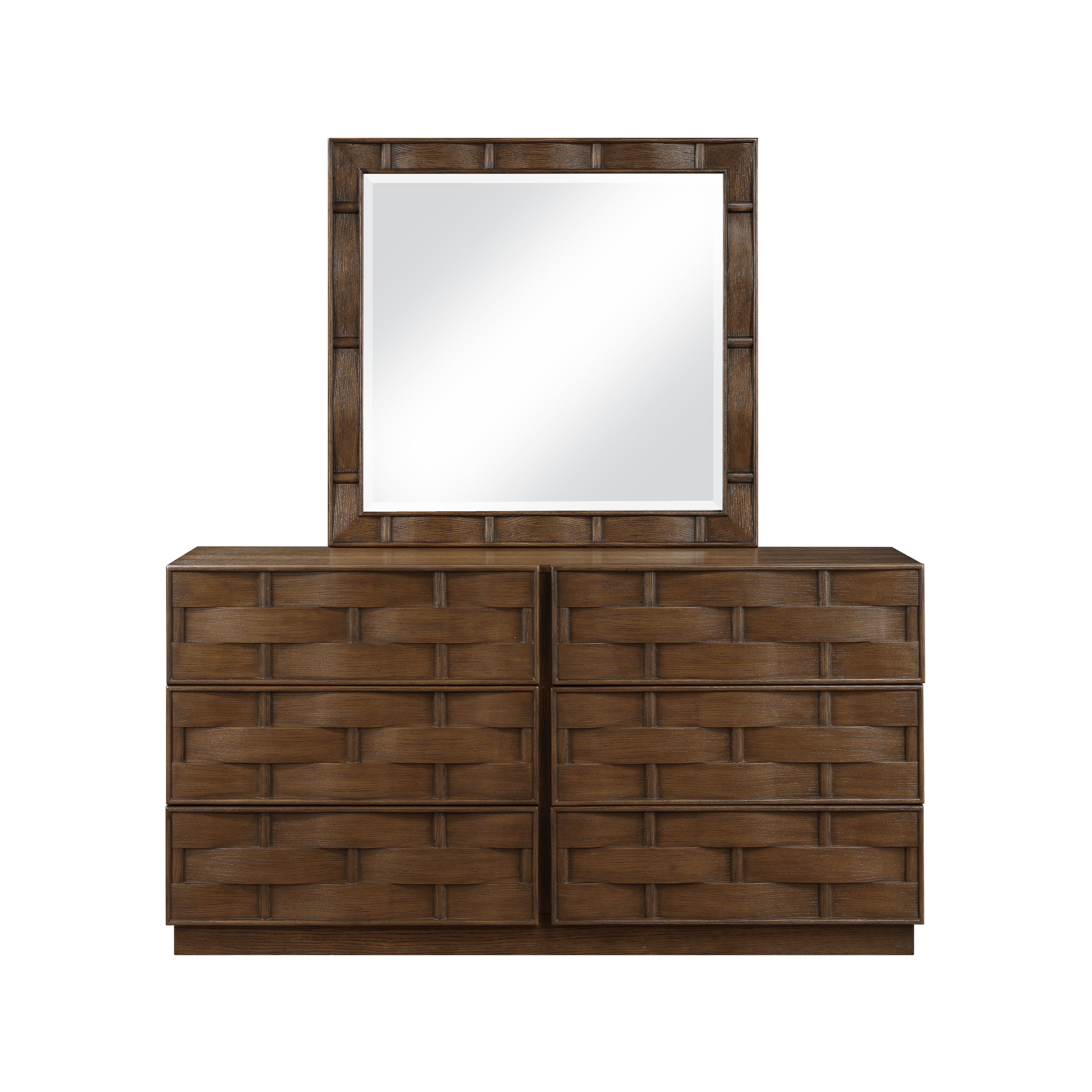 Weaver Oak Veneer Mirror