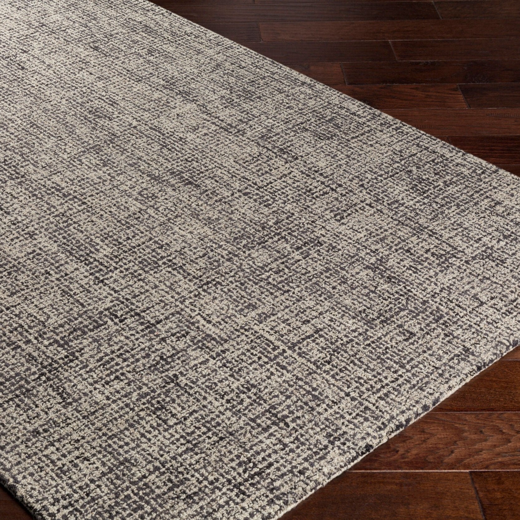 Aiden Handmade Rug - Charcoal