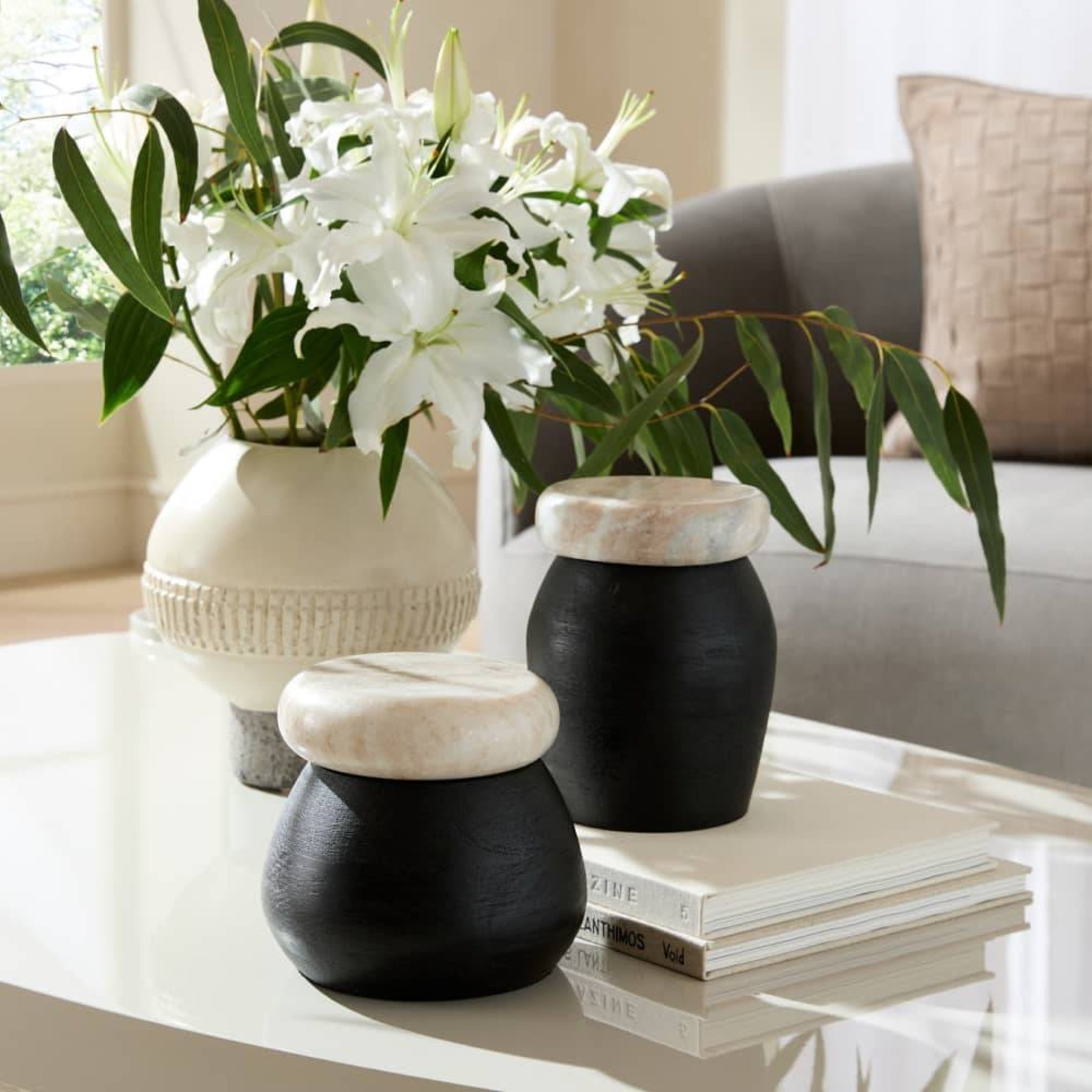 Arteriors Noelle Containers, Set of 2 - StyleMeGHD - Kitchen Accessories