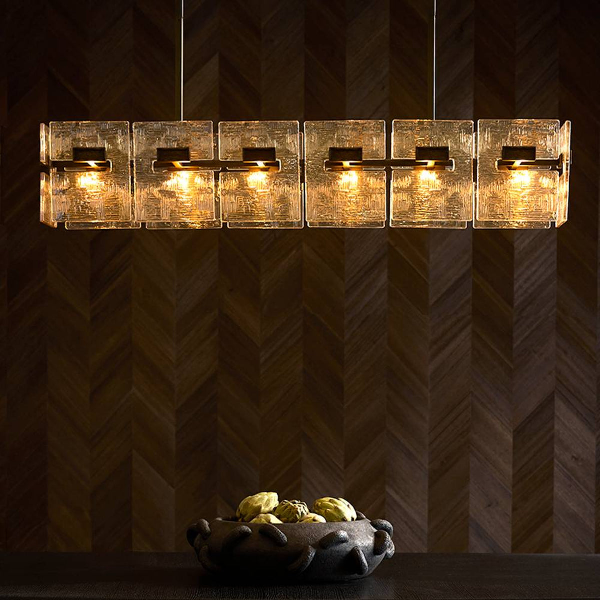 Arteriors Vetrina Linear Chandelier - StyleMeGHD - Chandeliers