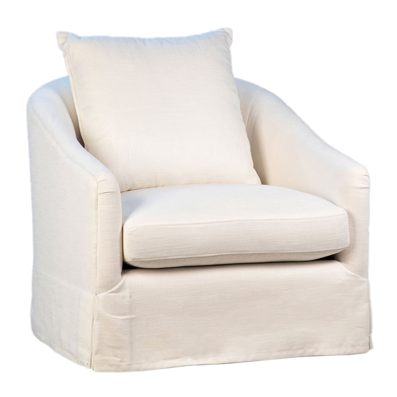Lauren Linen Swivel Chair