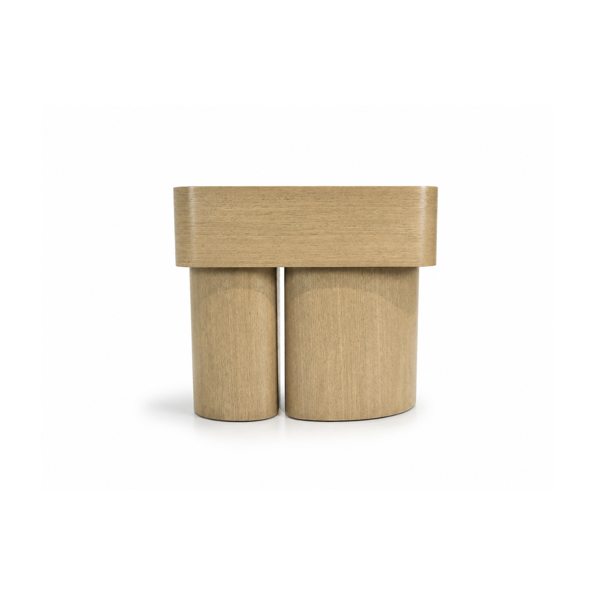 wooden nightstand with a drawer