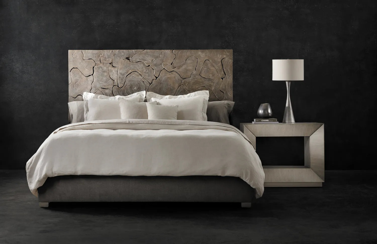 Calvin Fabric Panel Bed